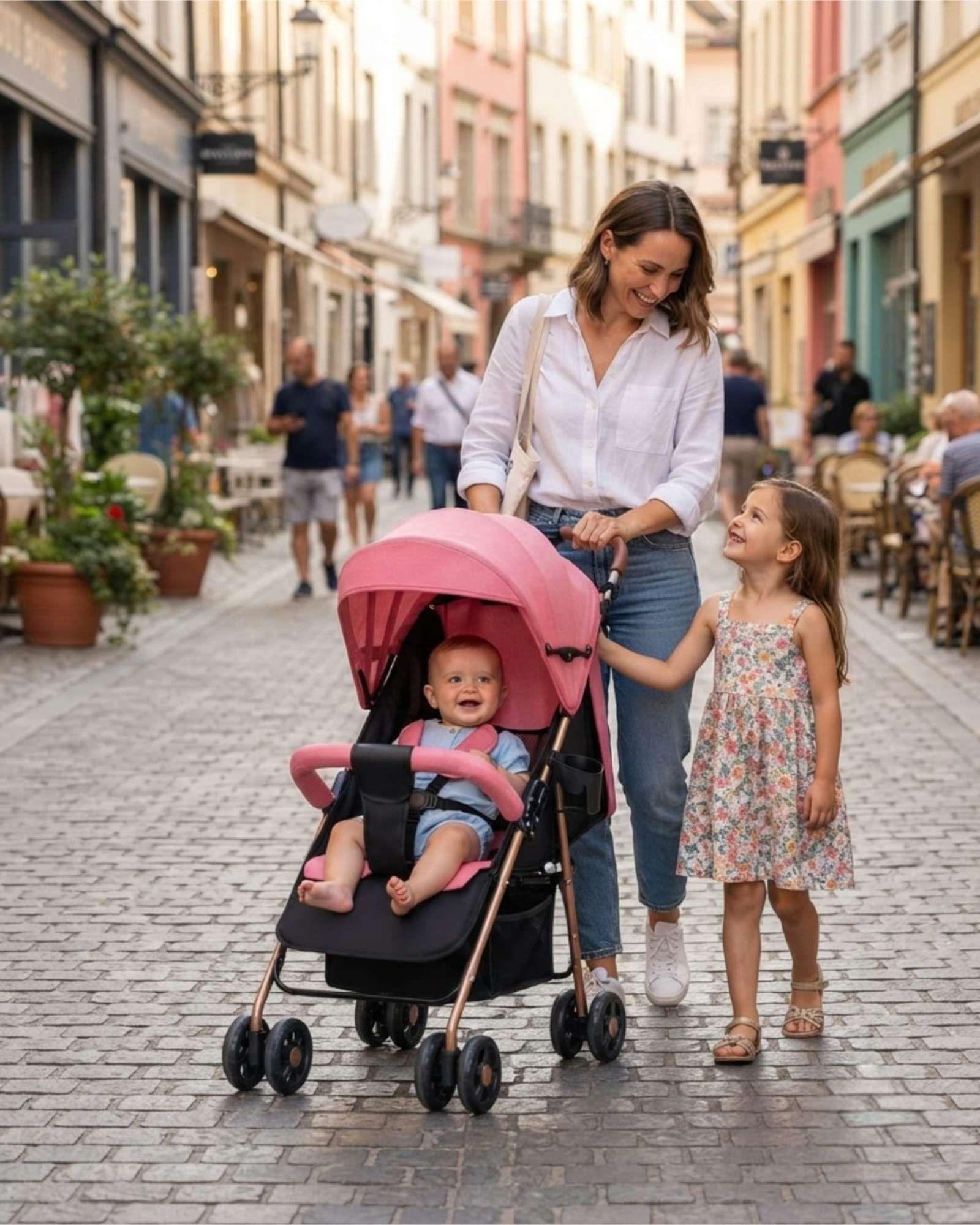 Coche para Bebe Ligero y Moderno con Capota Ajustable m3-1