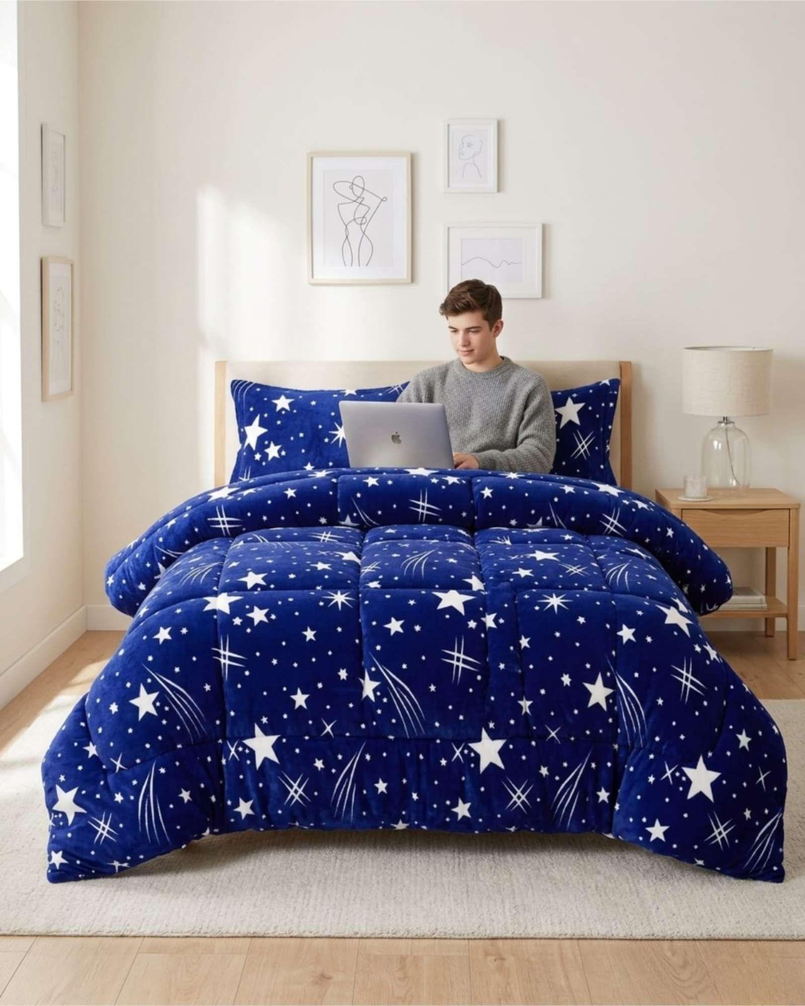 Cobertor de Invierno Plush Chiporro Ultra Suave Plaza y media m9-2