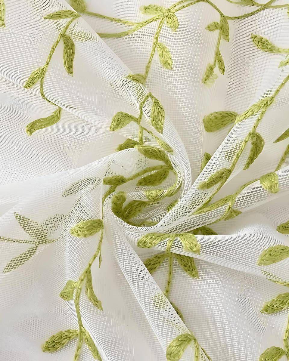 Pack de Visillo transparente con textura 140x230cmv07-3