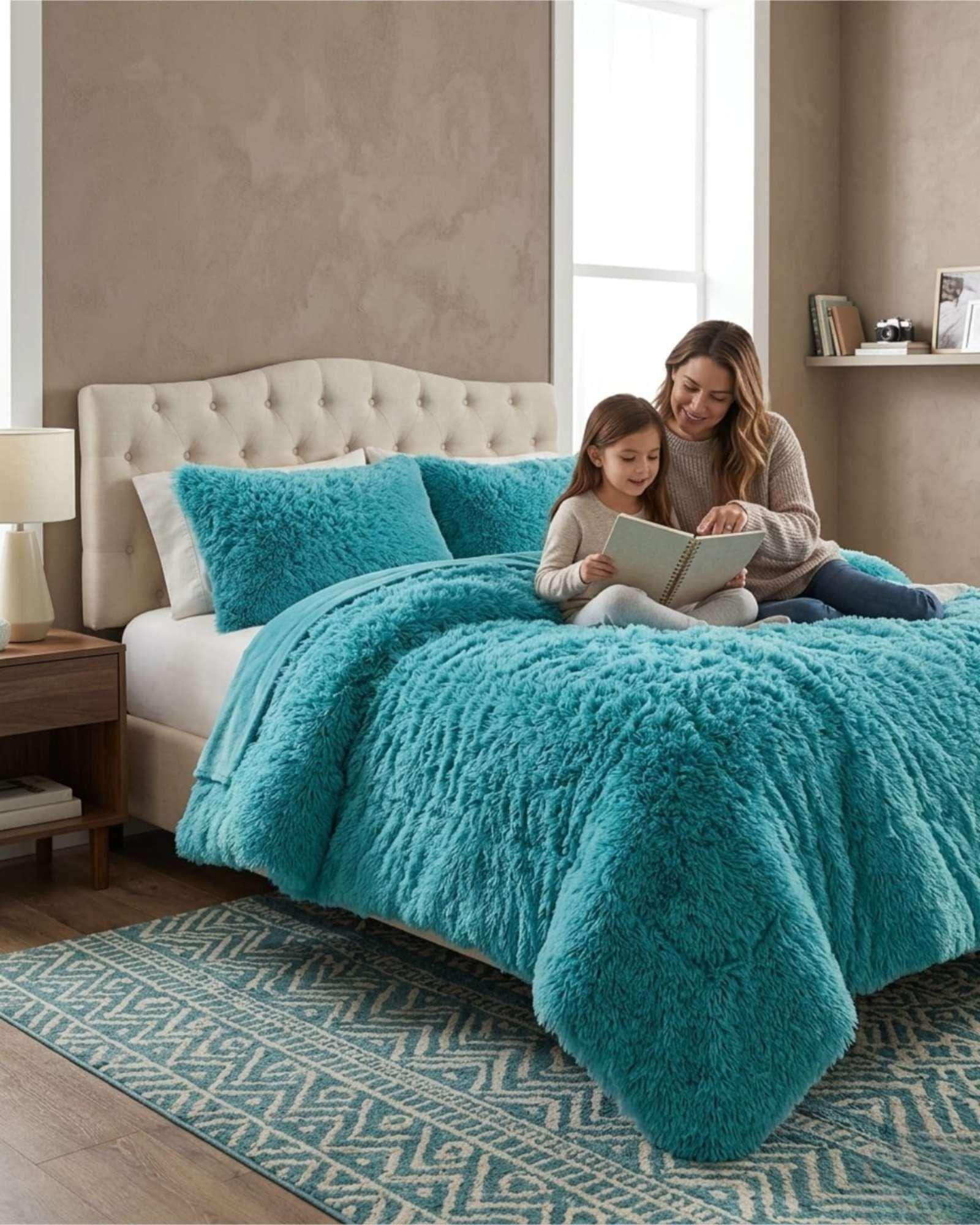 Plumón 2 Plazas Chiporro Sherpa Extra Cálido + Fundas verde-3