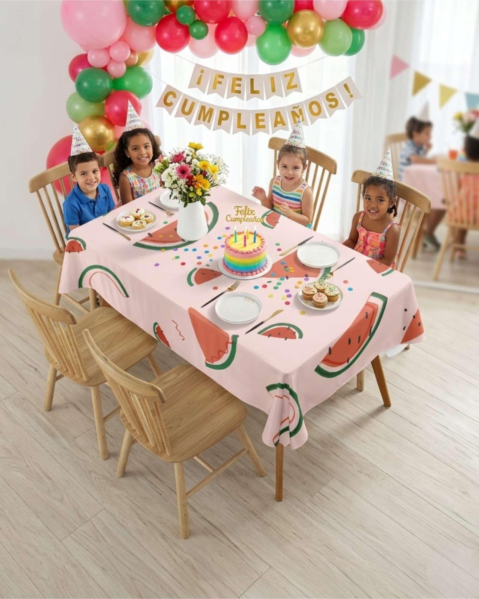 Mantel Antimanchas Grueso Rectangular 140x220 cm 10-3