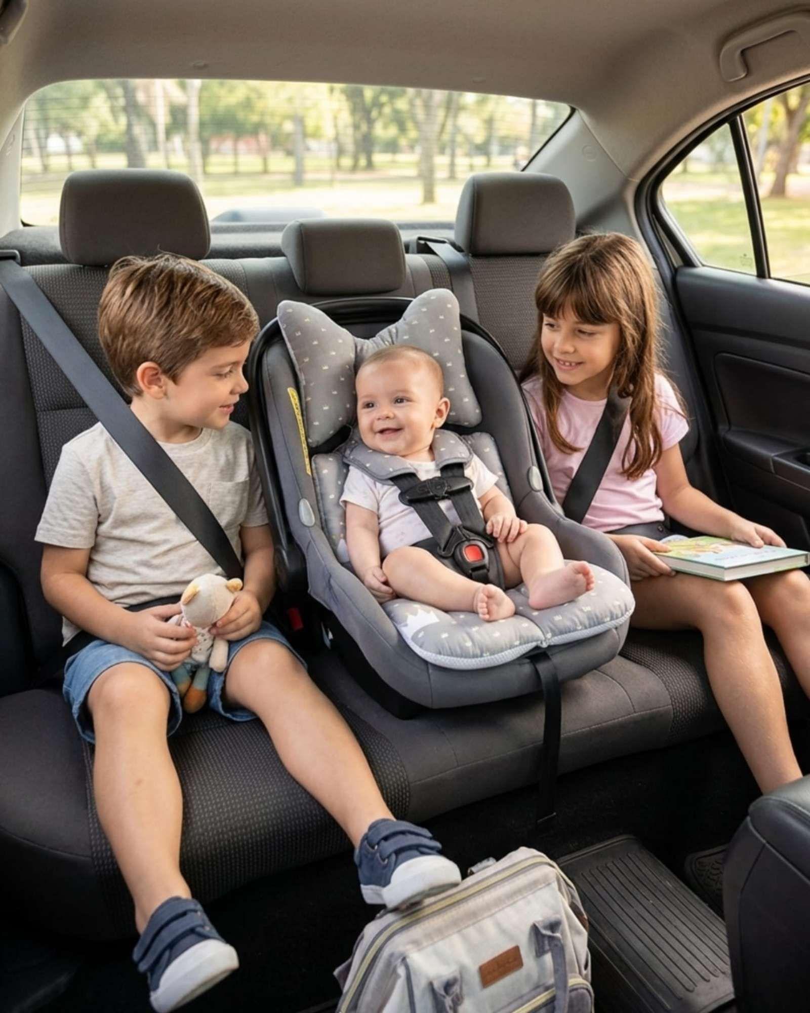 Cojín Reductor para asientos de Lujo para Bebés - Confort y Soporte Total azul-4