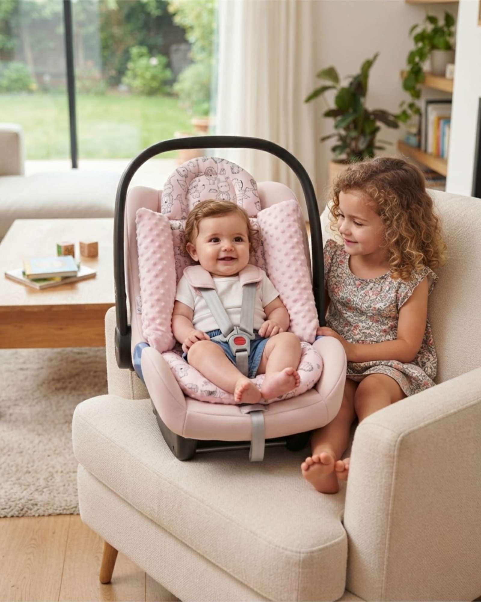 Almohada Antideslizante Ergonómica para Coche de Bebé 01-3