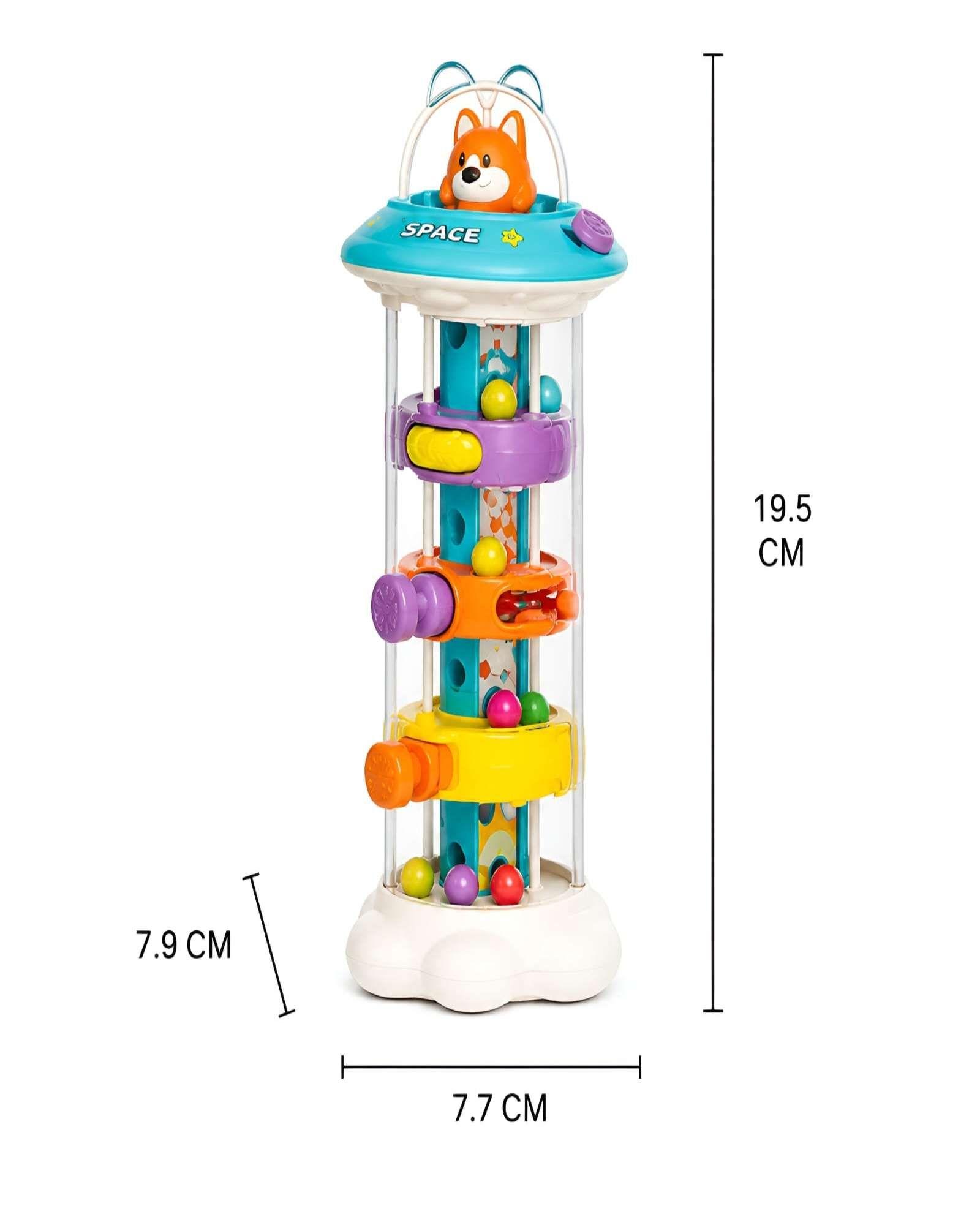 Torre de Actividades Interactiva 6 en 1 Diseño Espacial-5