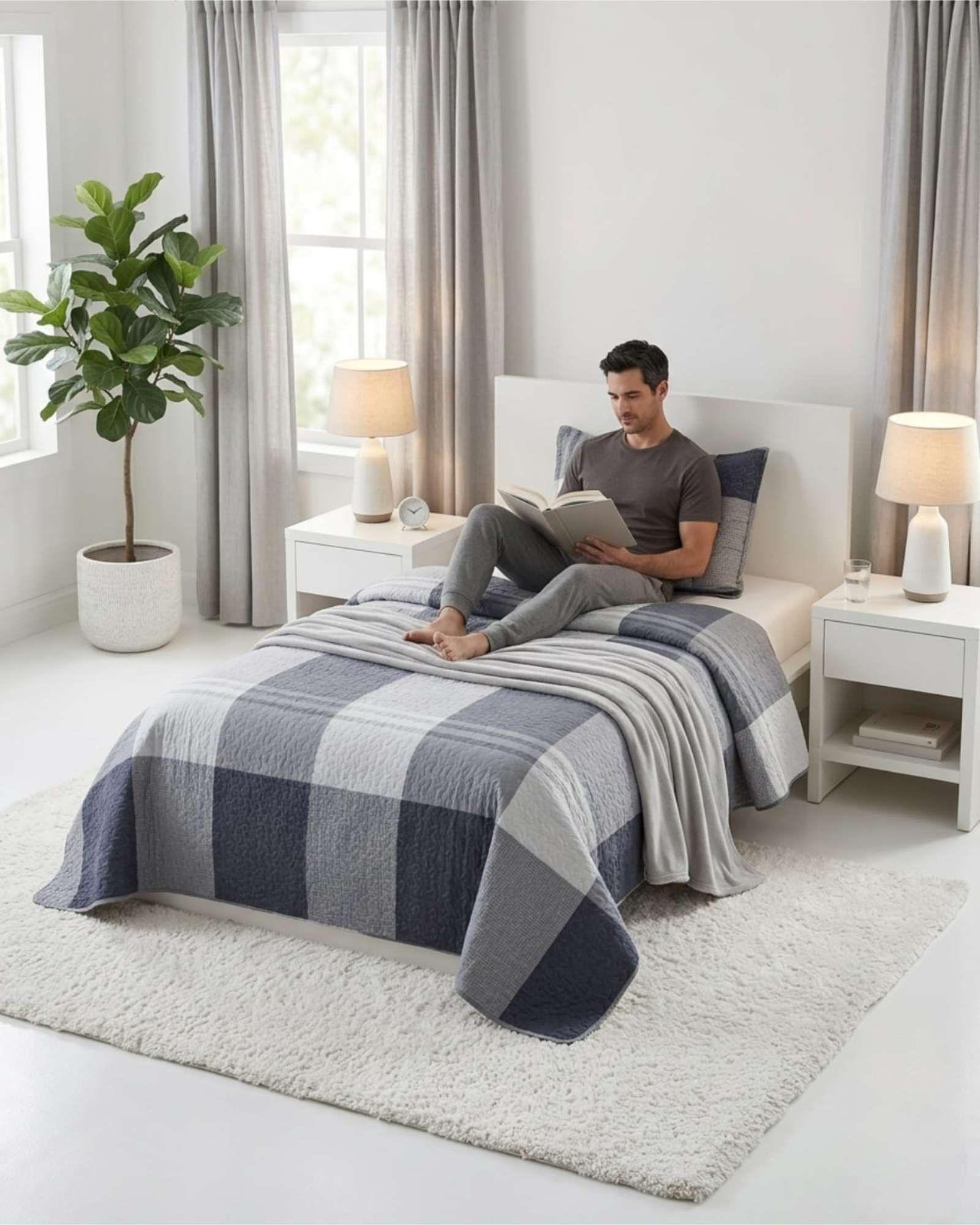Cubrecama Quilt Verano Plaza Y Media Estampado Temática a11-2
