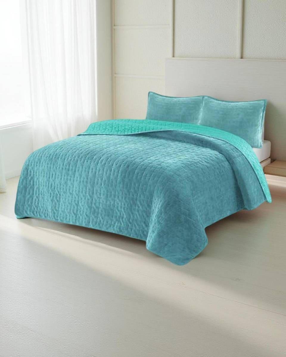 COBERTOR QUILT PLUSH DELGADO 2PLAZAS 230X250CM GS06-3