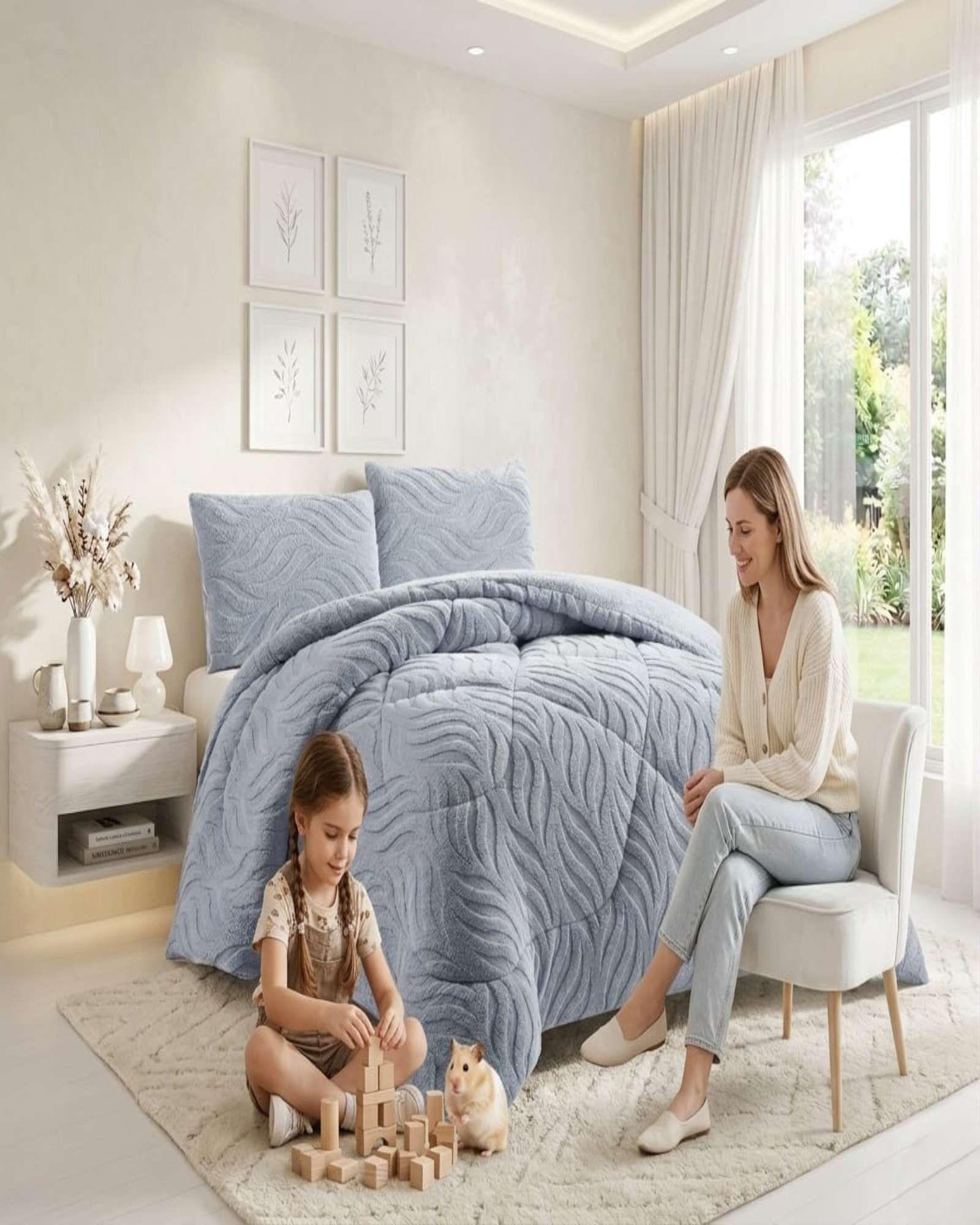 Cubrecama Chiporro Diseño Relieve Ondas King C10-2