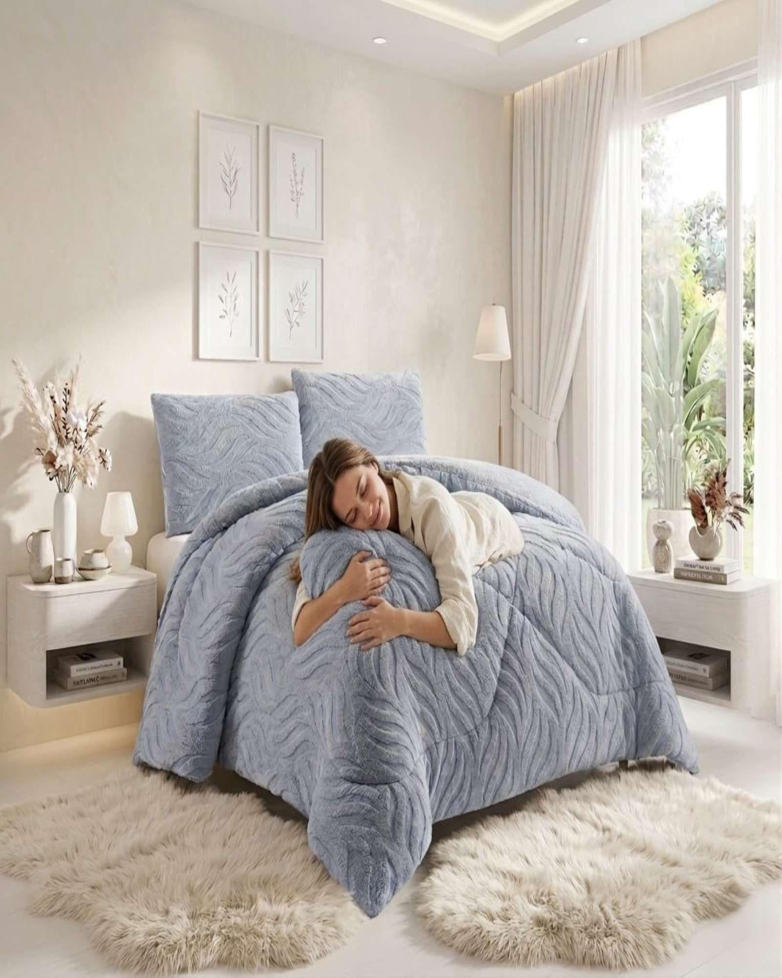 Cubrecama Chiporro Diseño Relieve Ondas King C10-3