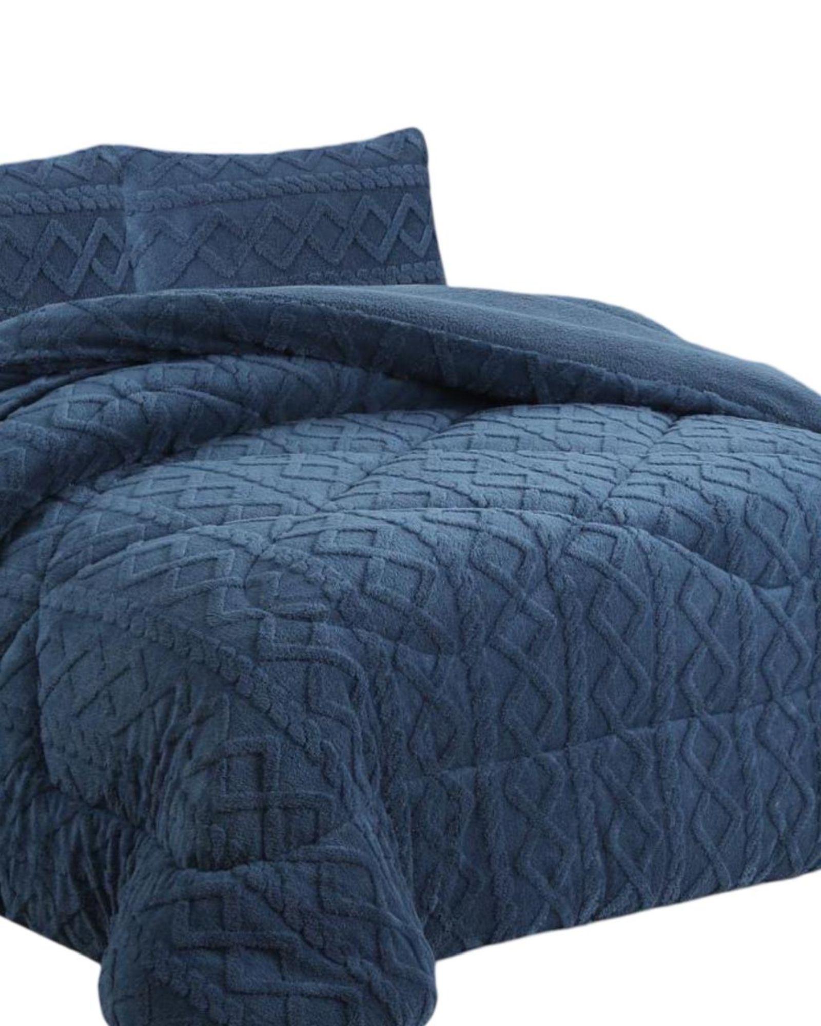 COBERTOR DE INVIERNO 2 PLAZA CON CHIPORRO T06-1