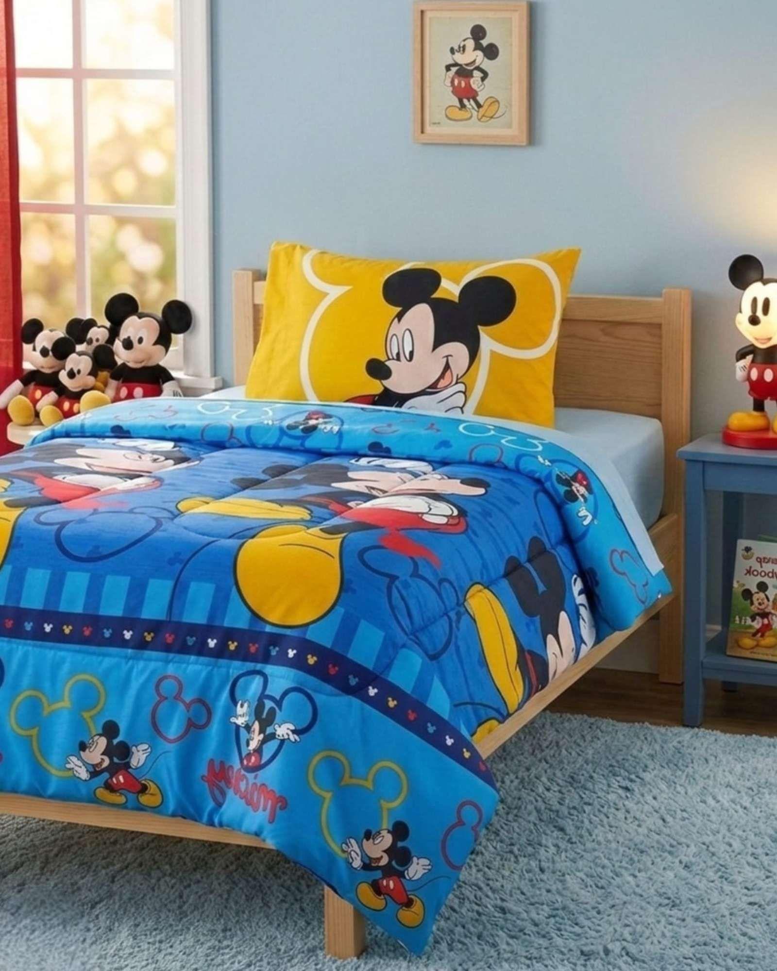 Plumon Relleno Infantil Estampado Plaza y Media-2