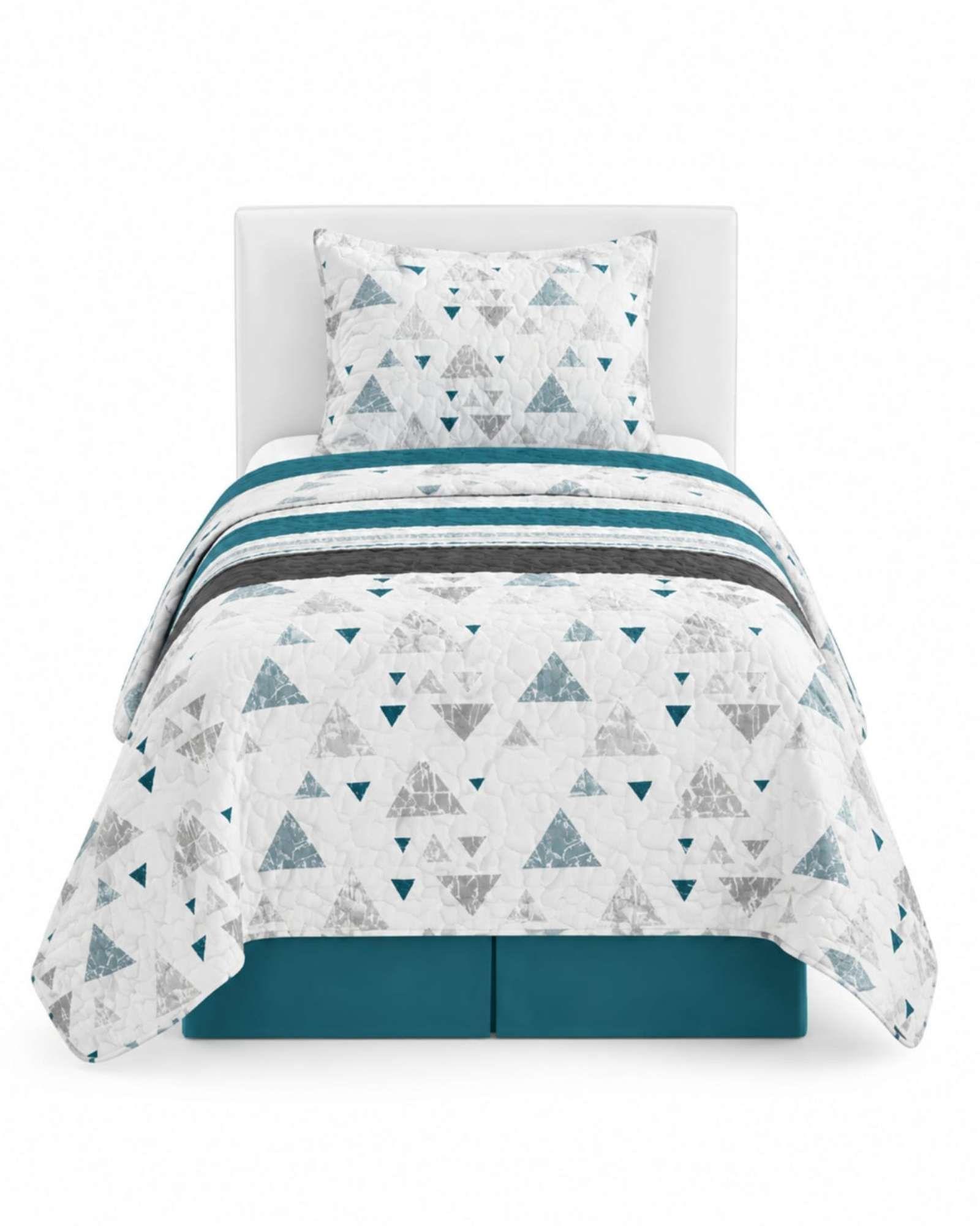 Set Cubrecama de Verano Plaza y Media 180x230 cm mas 1 Almohada-5