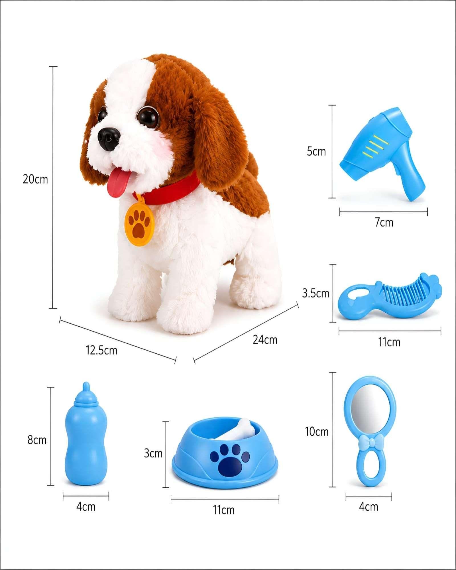Mascota Interactiva Perro de Peluche con Accesorios-5