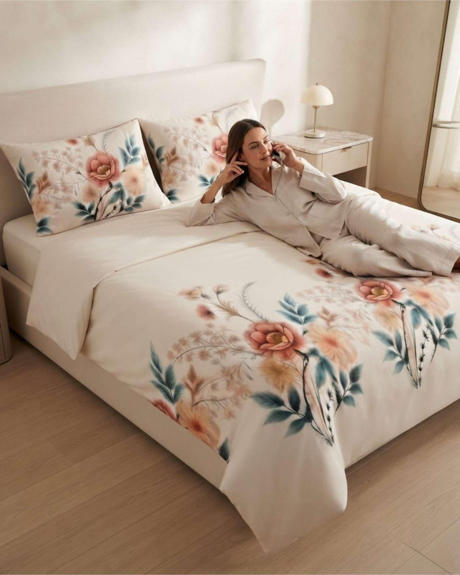 Cubrecama Quilt de Verano King Delgado Ultra Liviano + 2 Almohadas 07-1