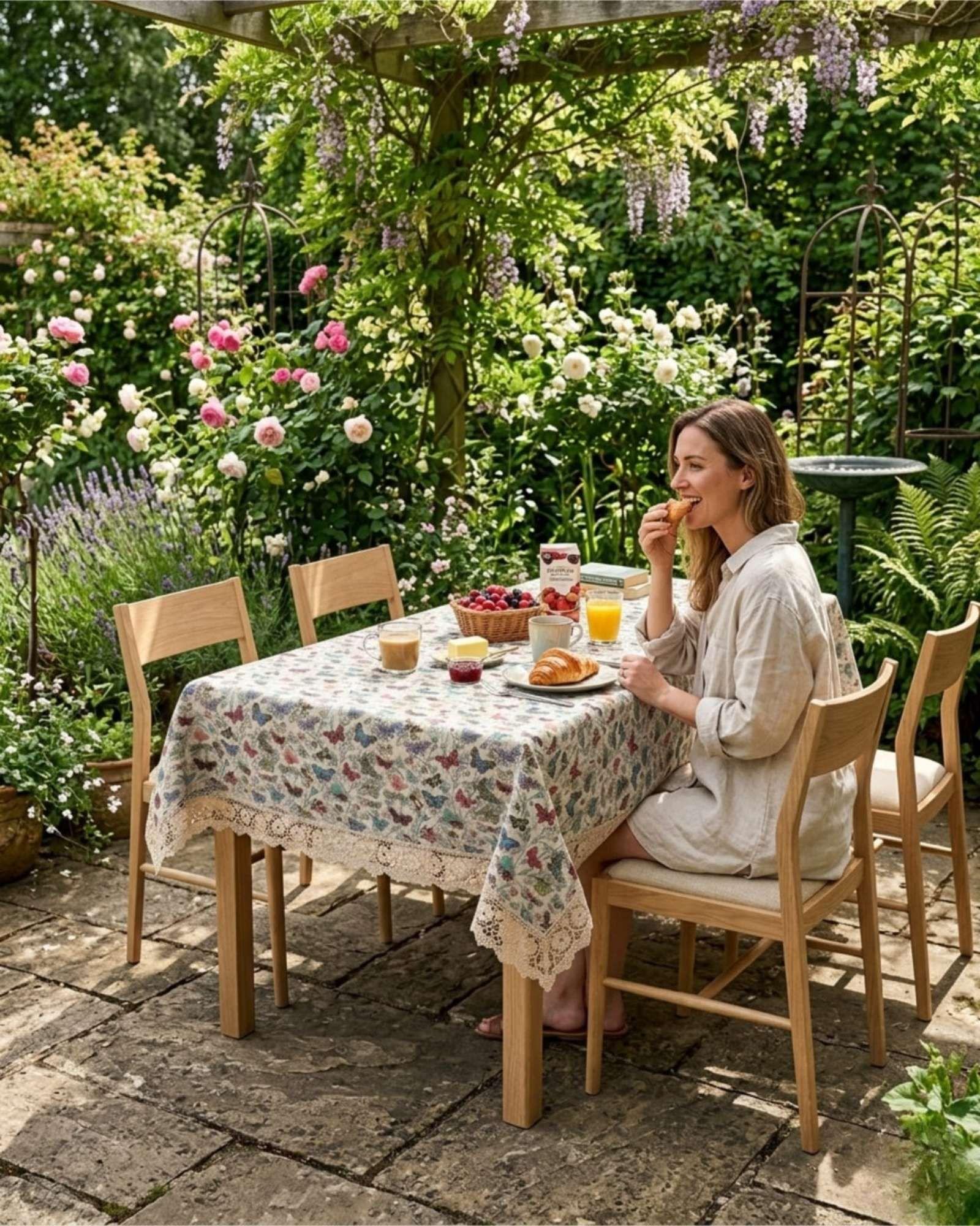 Mantel de Mesa de 120x220cm Estilo Bohemio Moderno m5-2