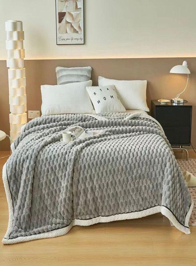 FRAZADA MANTA DE PLUSH Y SHERPA EXTRA SUAVES TP13-2
