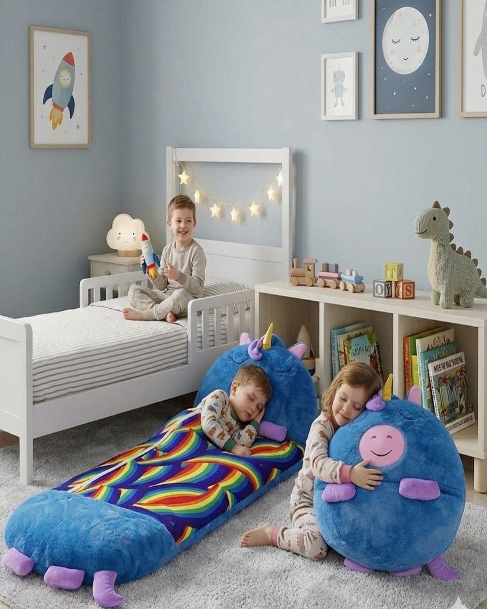 Saco de Dormir Para niños 2 en 1: Almohada y Saco Happy Nappers m4-3
