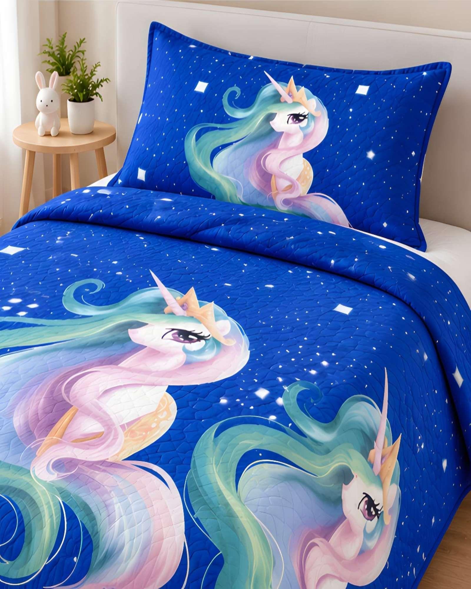 Cubrecamas Quilt de Verano Plaza y Media con Funda 07-3
