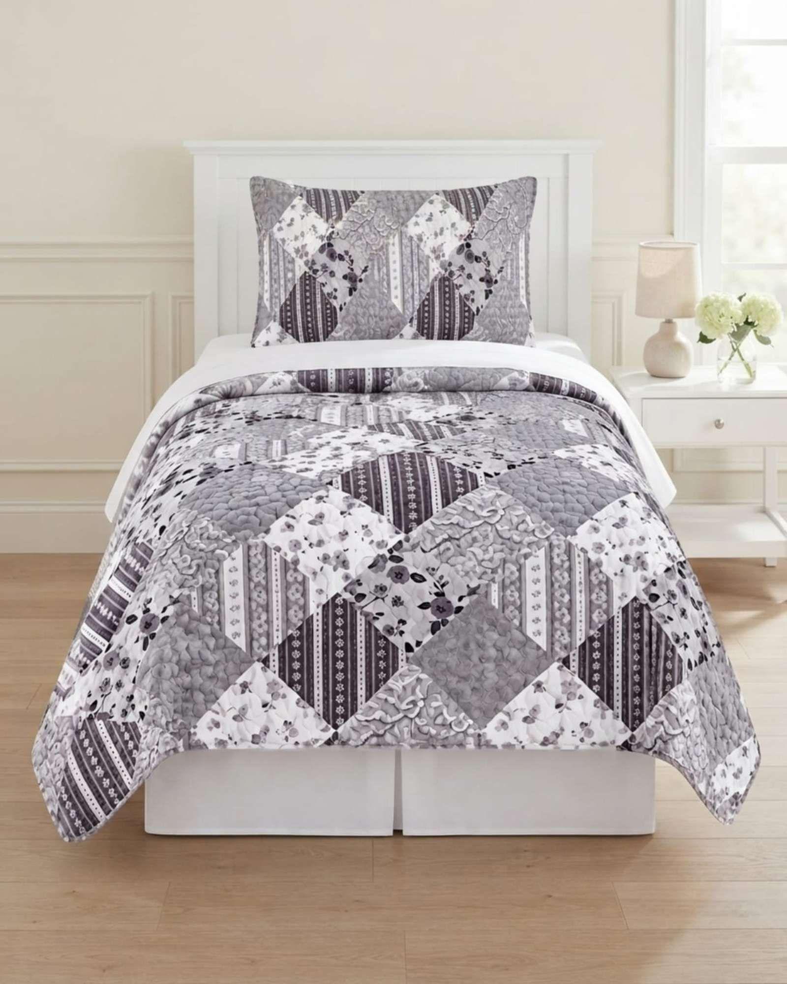 Cubrecamas De Verano Plaza Y Media Ultra Fresco Mas Almohada m11-2