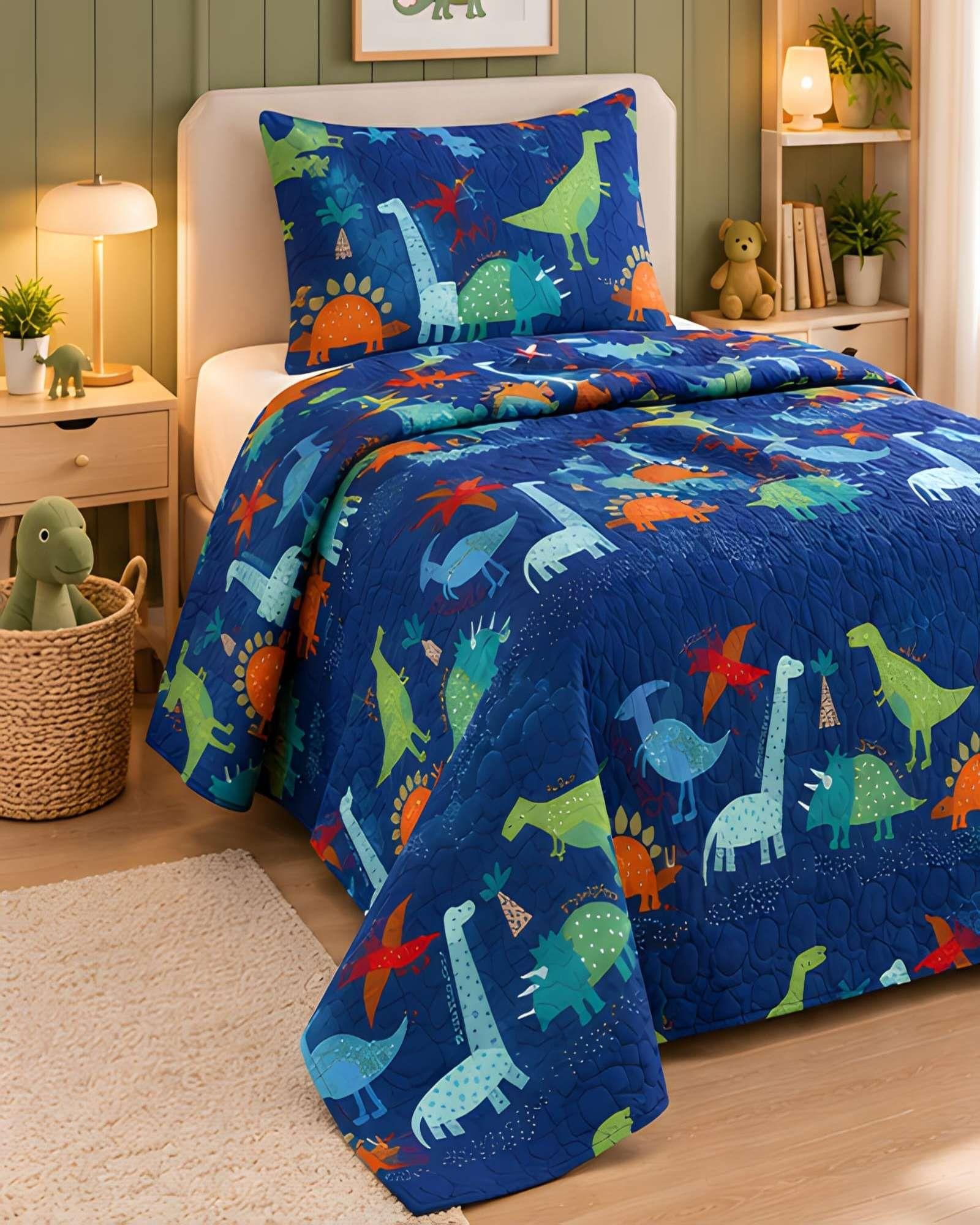 Cubrecamas Quilt De Verano Plaza Y Media Mas Funda De Almohada m11-2