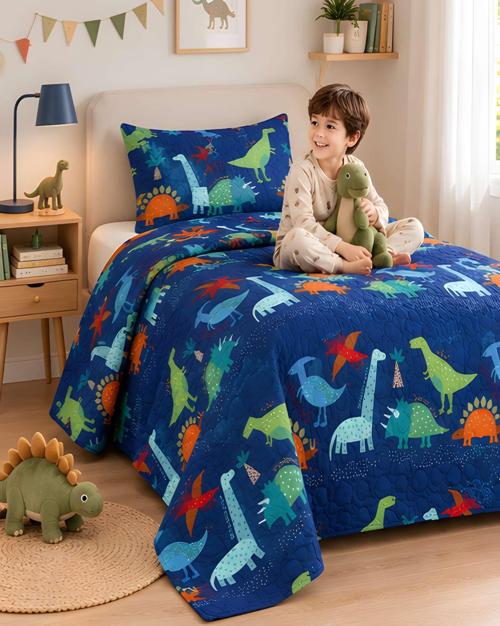 Cubrecamas Quilt De Verano Plaza Y Media Mas Funda De Almohada m11-3