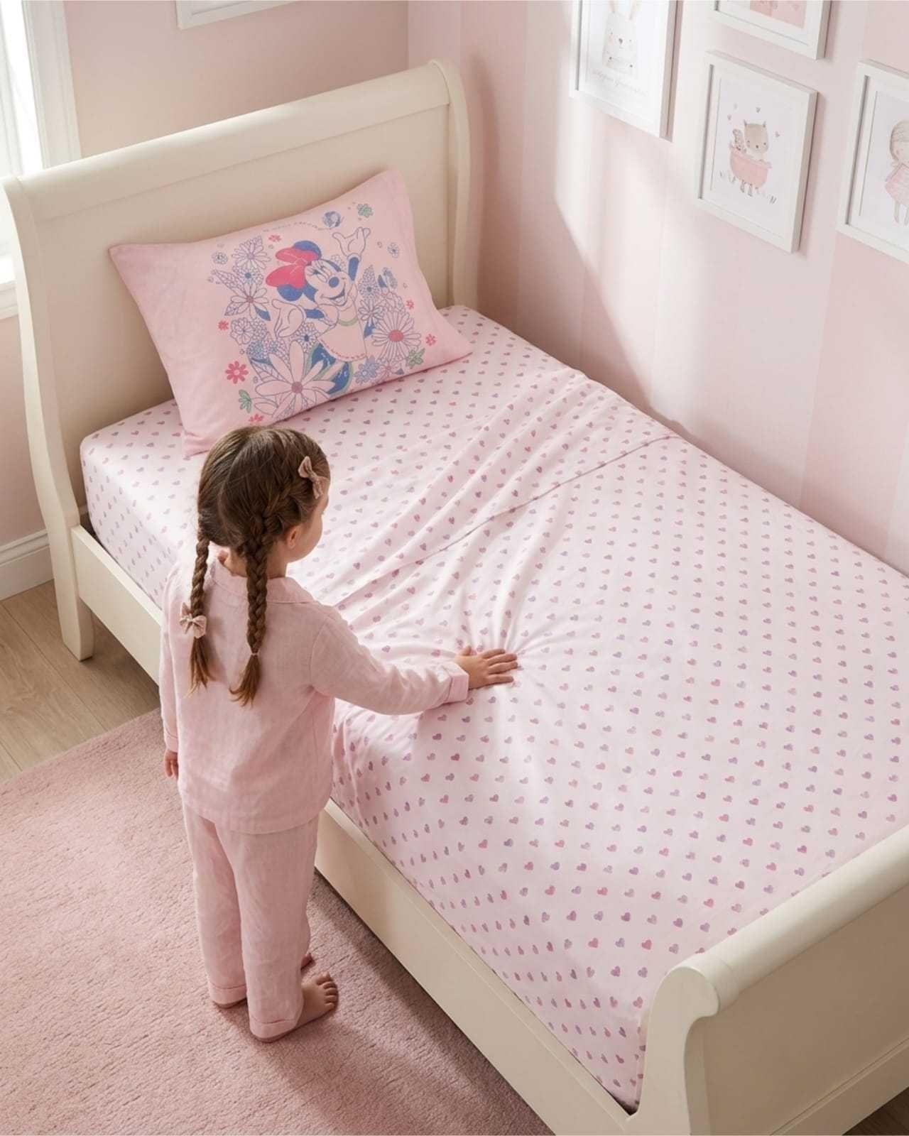 Set de Sábanas 1,5 Plazas Estampado Infantil Contemporáneo 01-1