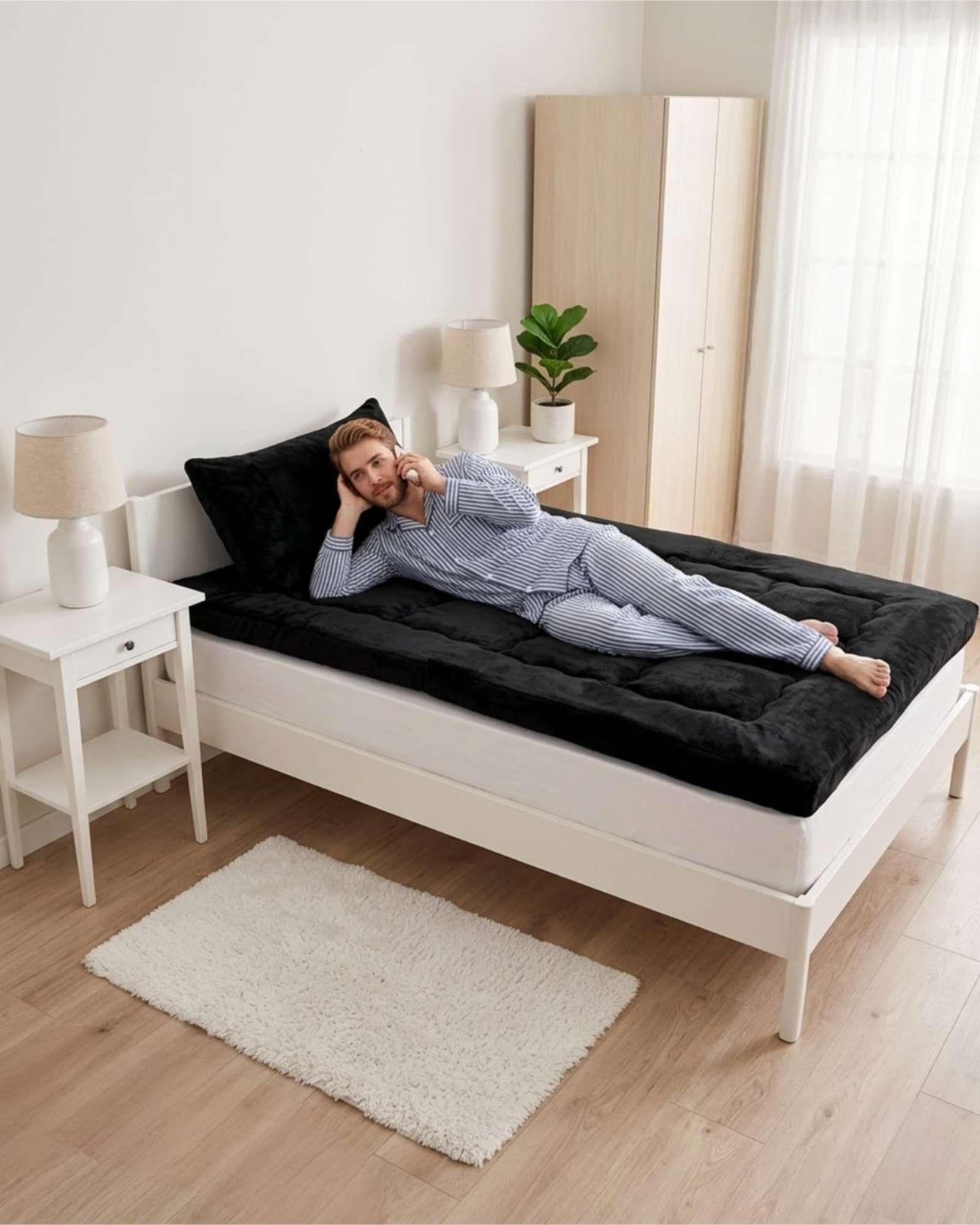 Cubre Colchón Acolchado Plush Ultra Suave Plaza y Media R3-3