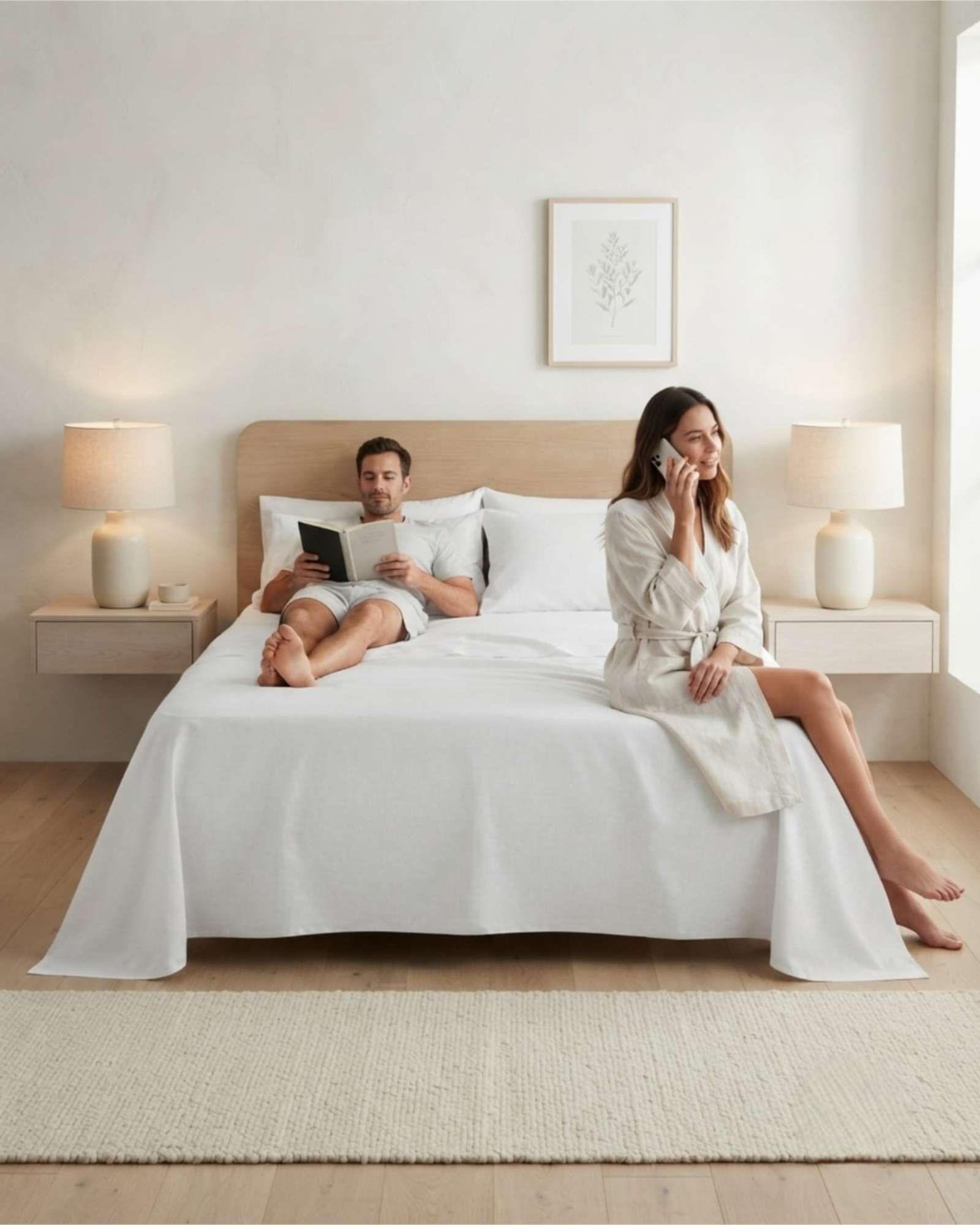 Juego De Sabanas Lisas Estilo Elegante Y Moderno 2 Plazas m7-3