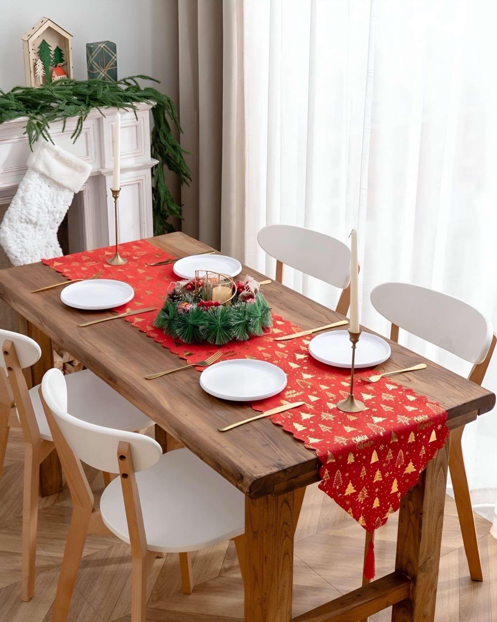 Mantel Camino de mesa diseño navidad 30 x 180 cm 05-2