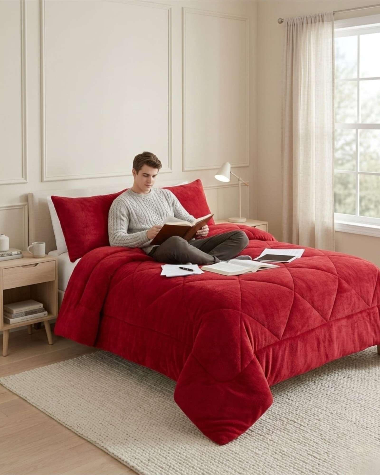 Cubrecama King / Super King Plush con Chiporro Térmico A26-3