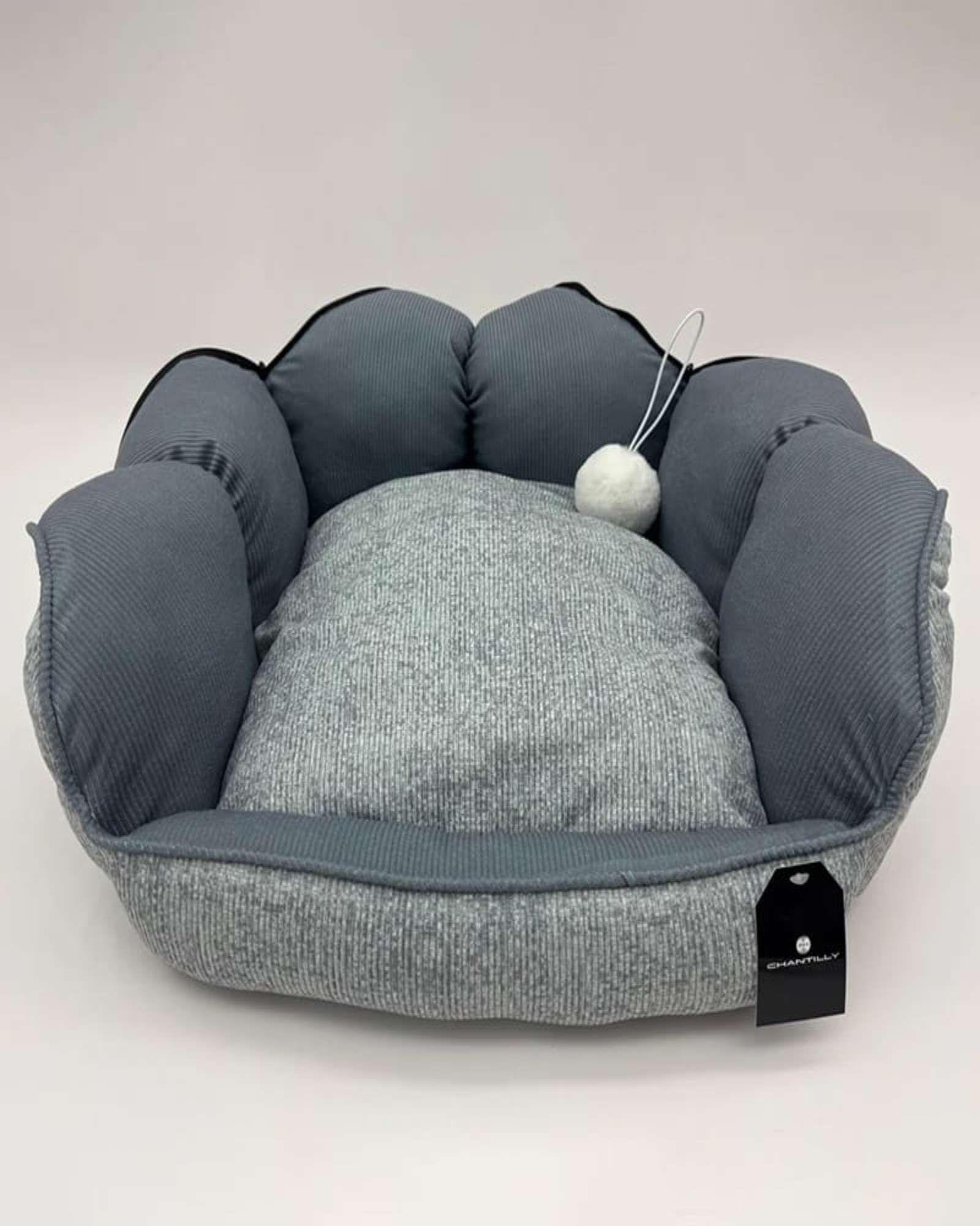 Cama de Gato con Esfera / Gris gato-2