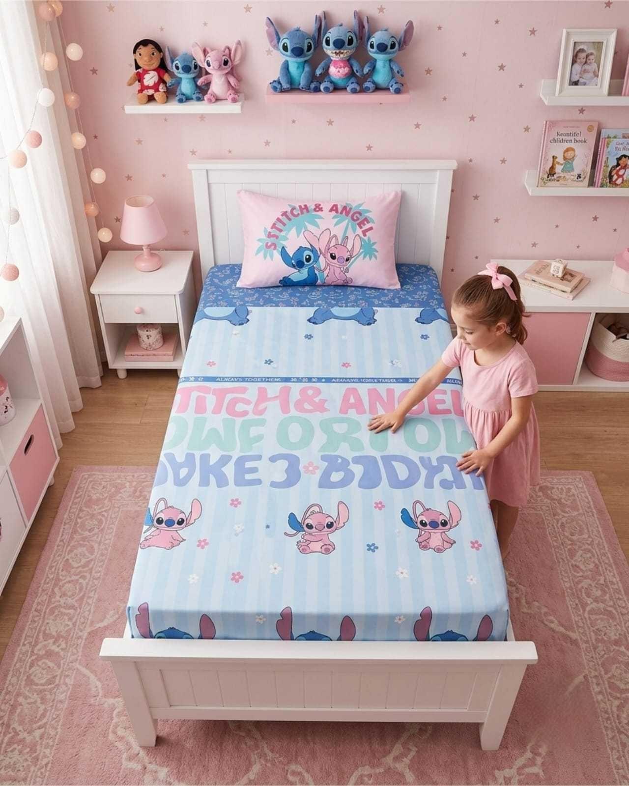 Set de Sábanas 1,5 Plazas Estampado Infantil Contemporáneo 06-0