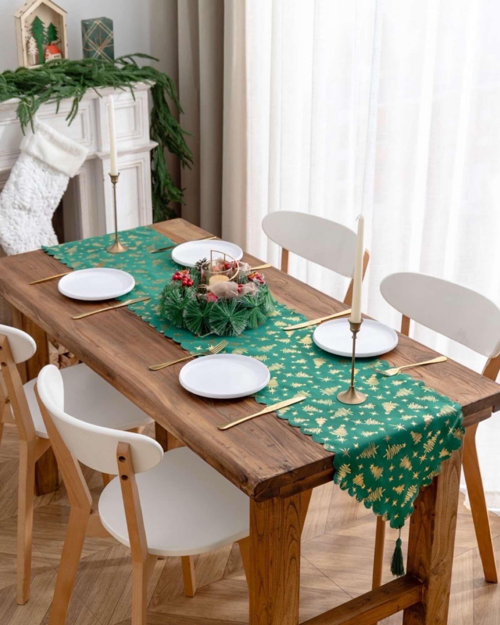 Mantel Camino de mesa diseño navidad 30 x 180 cm 03-3