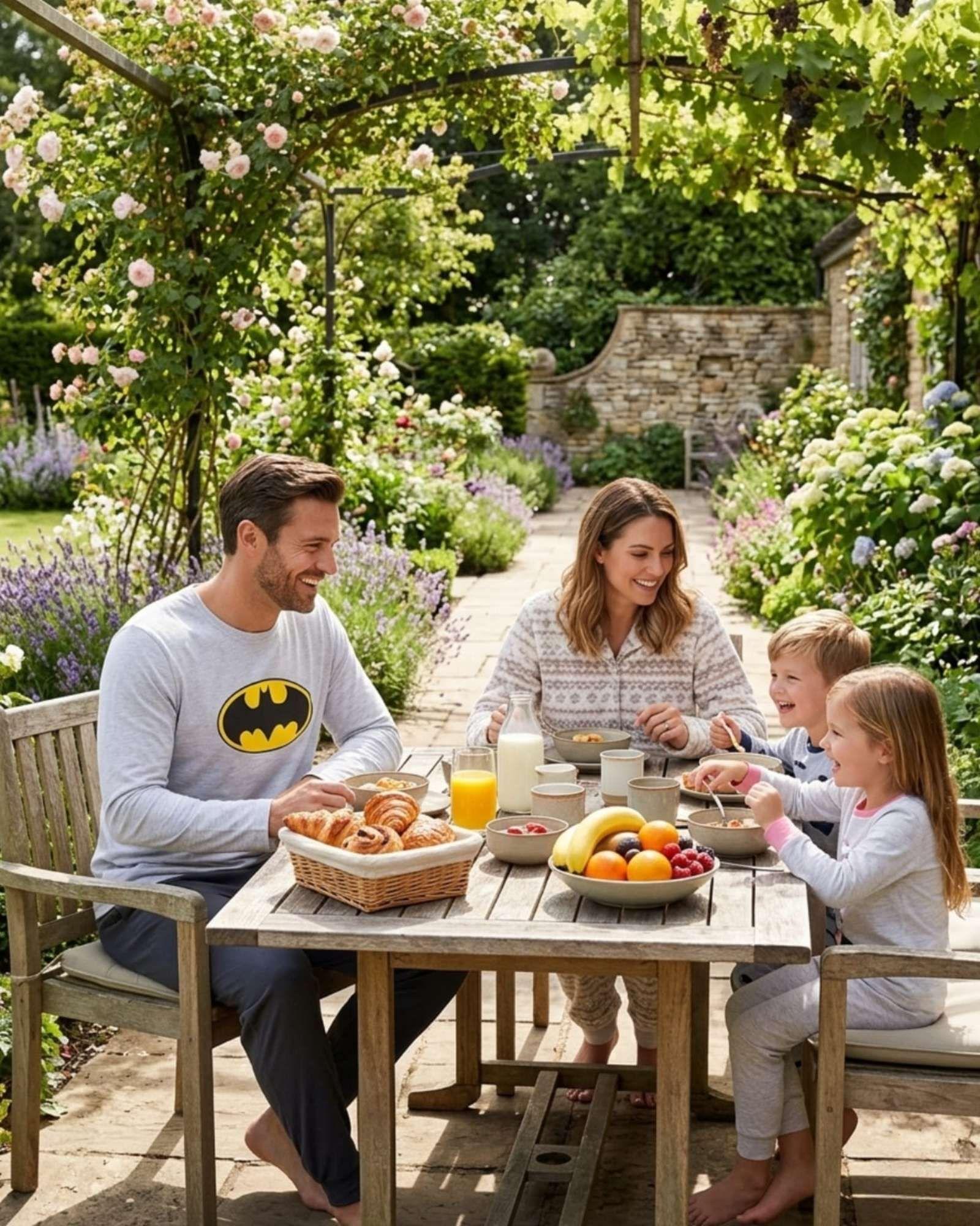 Pijama Hombre Batman Micropolar Térmico Invierno Talla L B3-4