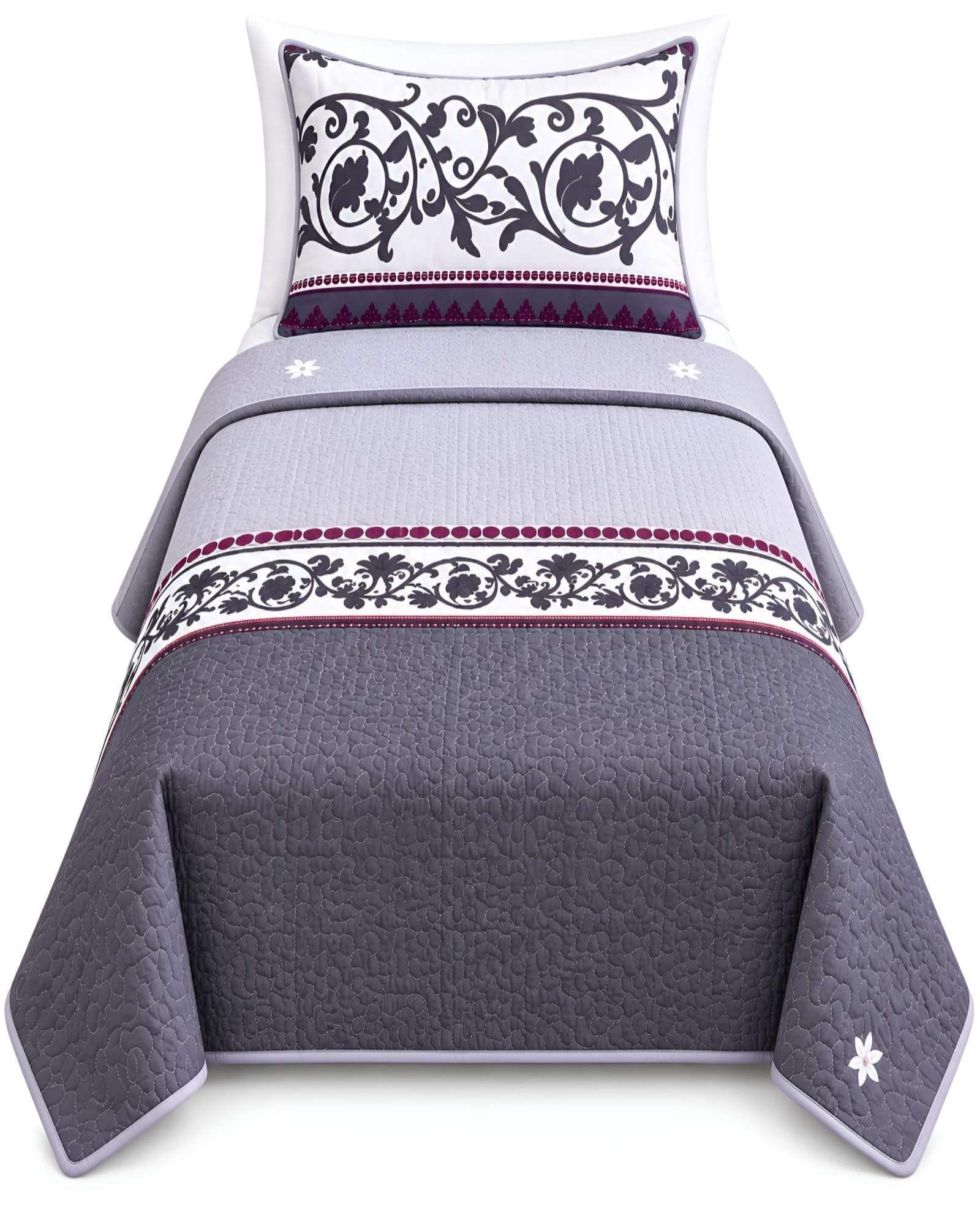Cubrecamas Quilt De Verano Plaza y Media Ligero Y Transpirable Mas Almohada m3-5
