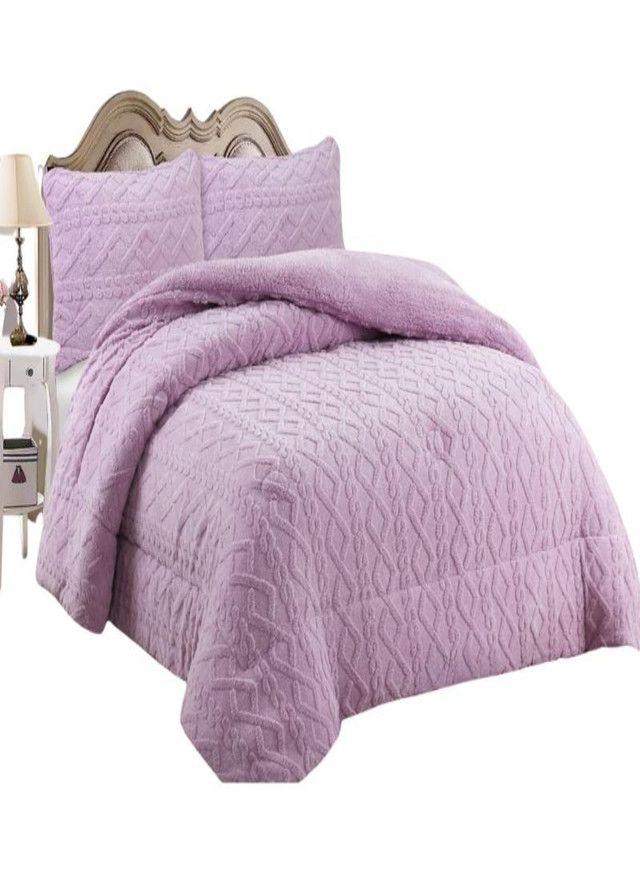 CUBRECAMA GRUESO TEXTURIZADO CON CHIPORRO |41-0