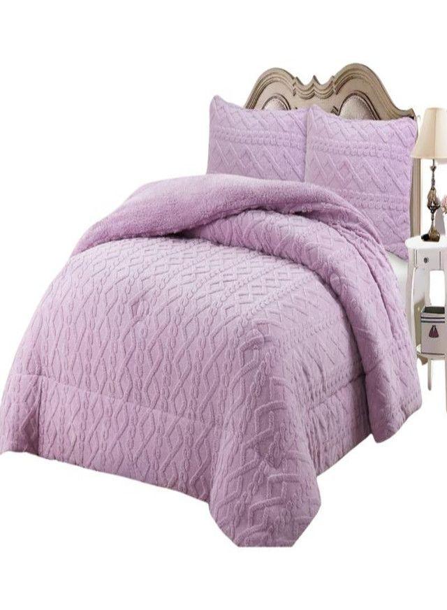 CUBRECAMA GRUESO TEXTURIZADO CON CHIPORRO |41-1