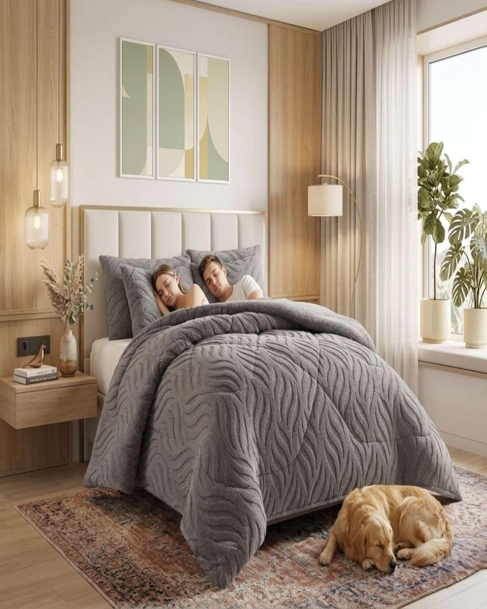 Cubrecama Chiporro Diseño Relieve Ondas King C7-2