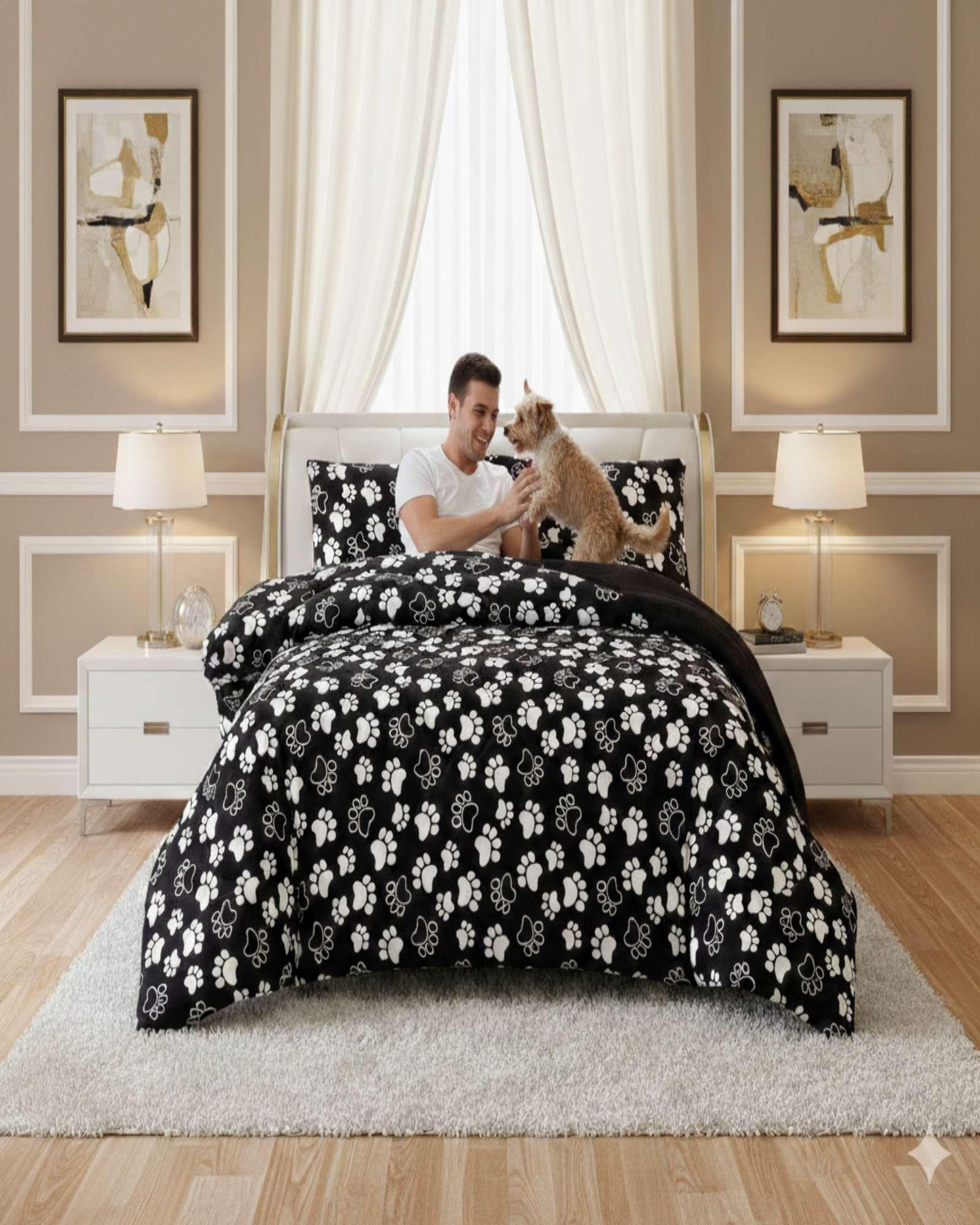 Set de Cubrecama con Chiporro y sabana 2 plaza Extra Suave P01-2