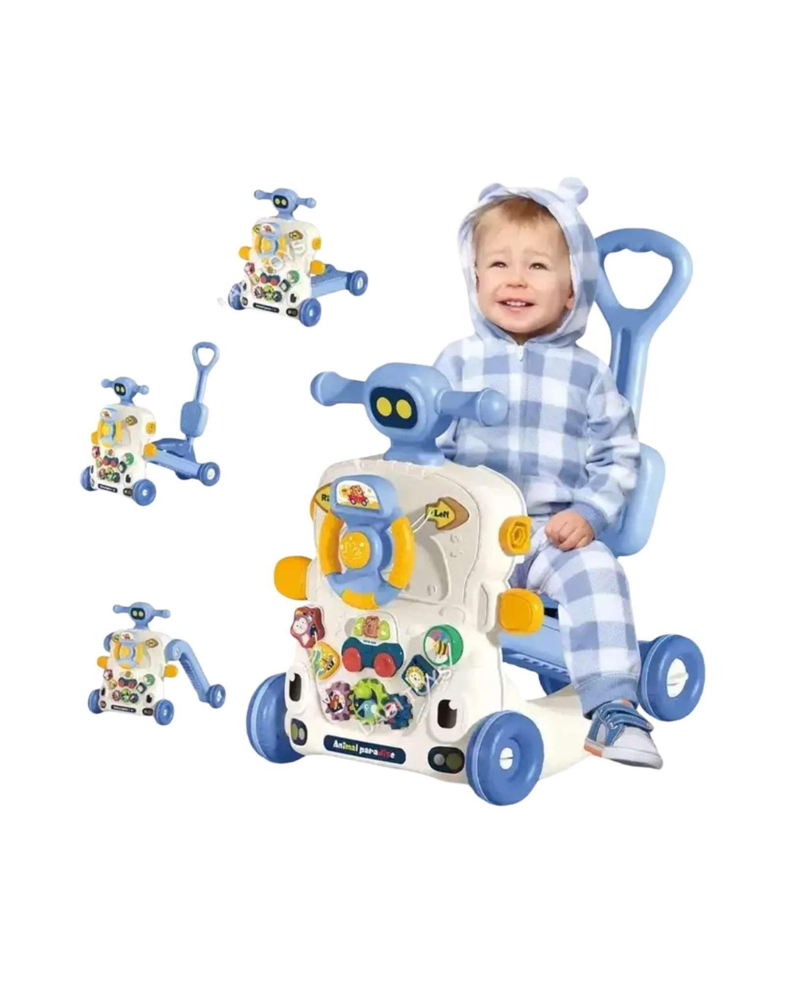 Caminador musical multifuncional 6 en 1 azul-2