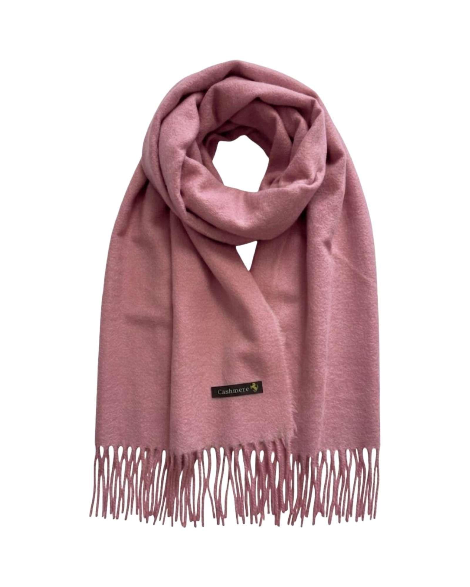 Bufanda Cashmere Premium Unisex Varios Colores coral-2