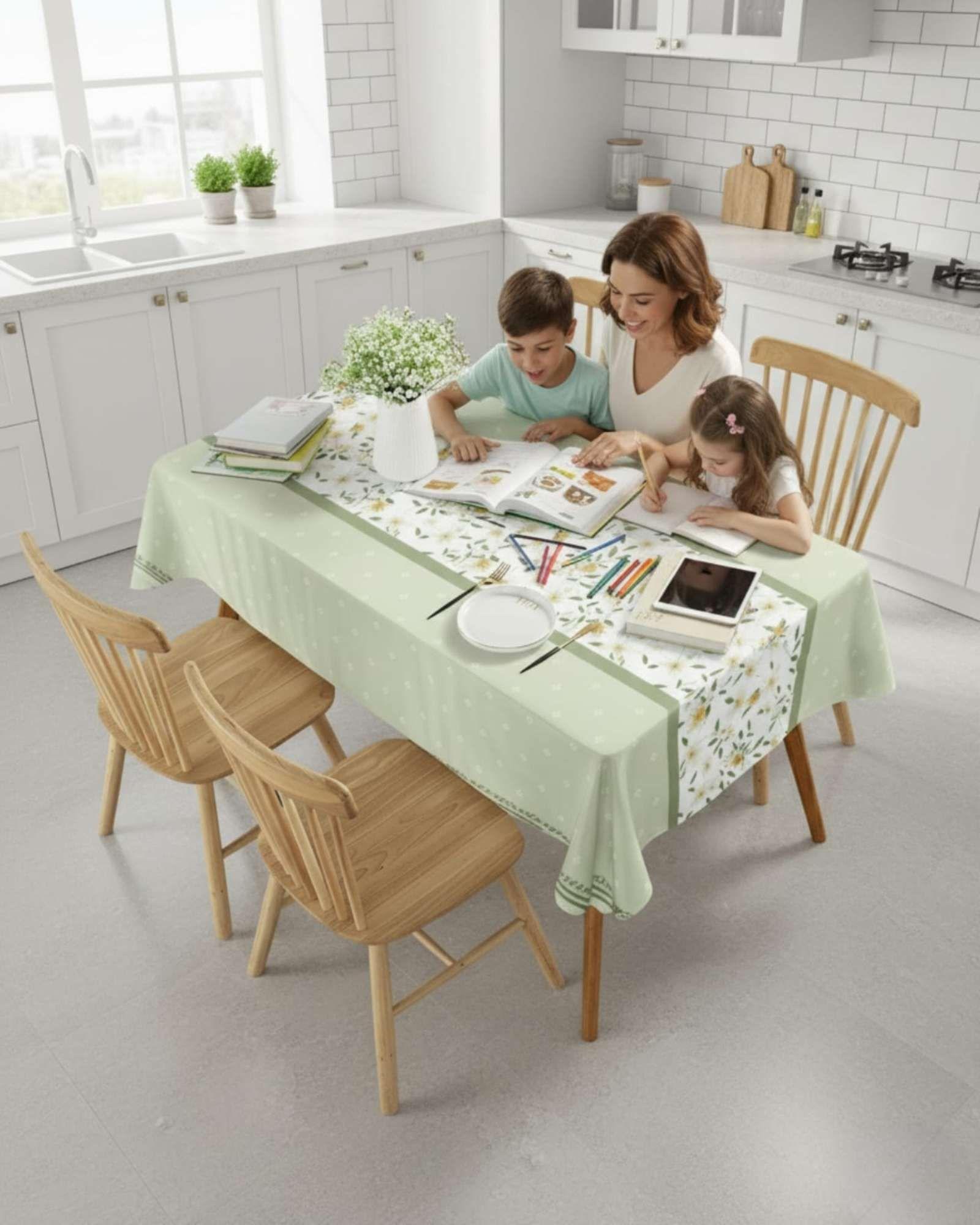 Mantel Antimanchas Grueso Rectangular 140x220 cm 03-3