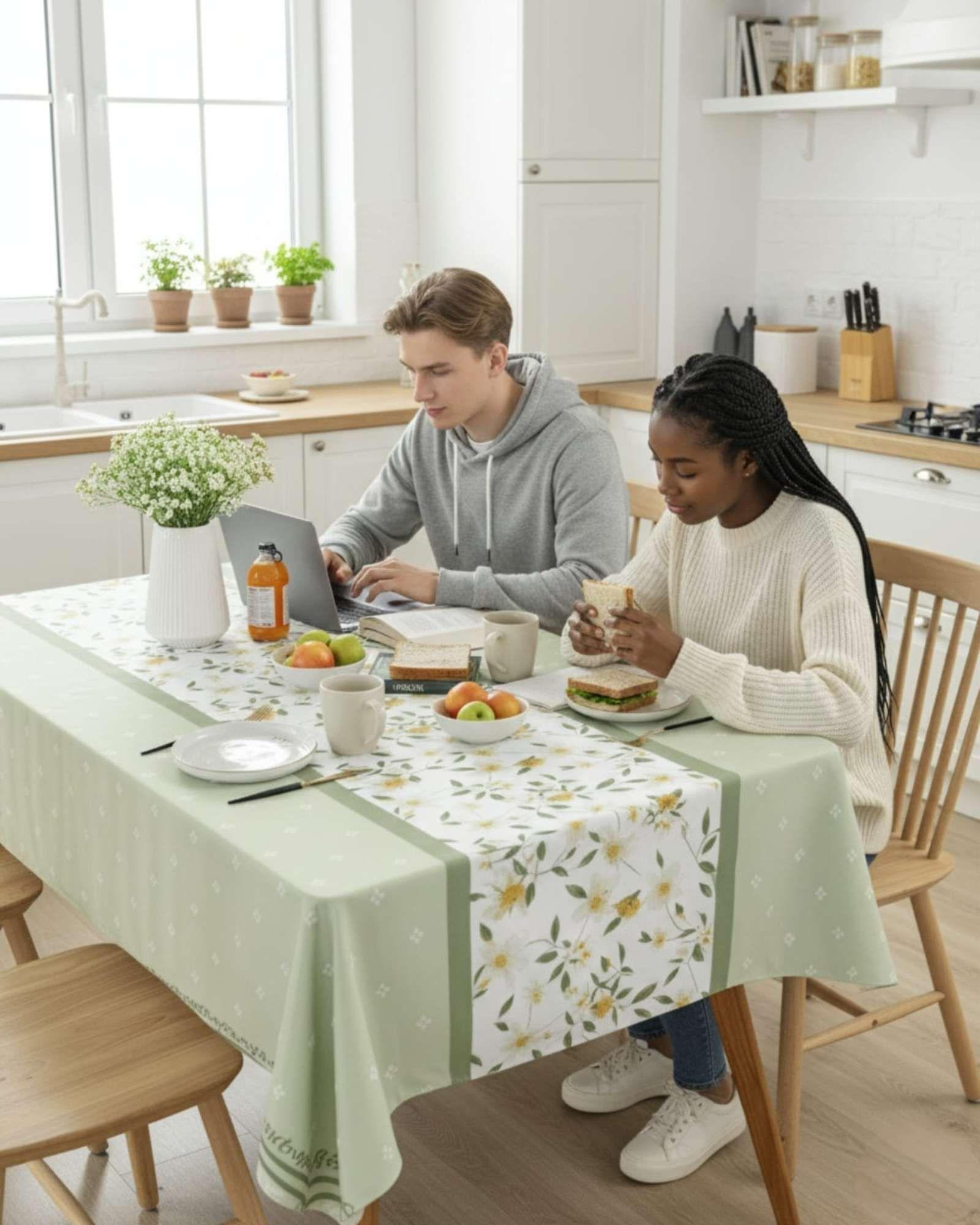 Mantel Antimanchas Grueso Rectangular 140x220 cm 03-4