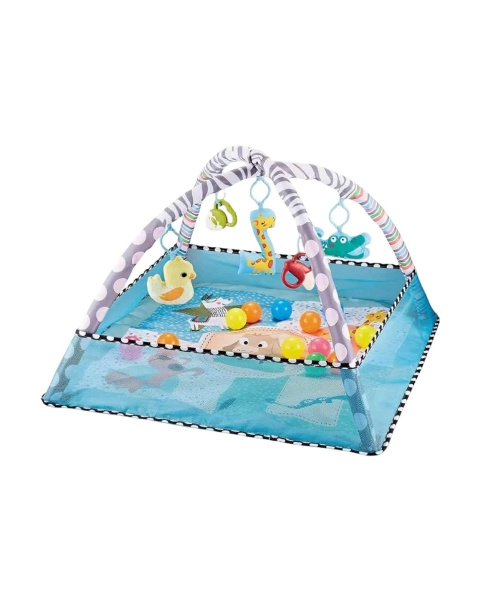 Gimnasio Bebe 2 en 1 Con Piscina De Pelotas Y Centro De Estimulacion m1-5