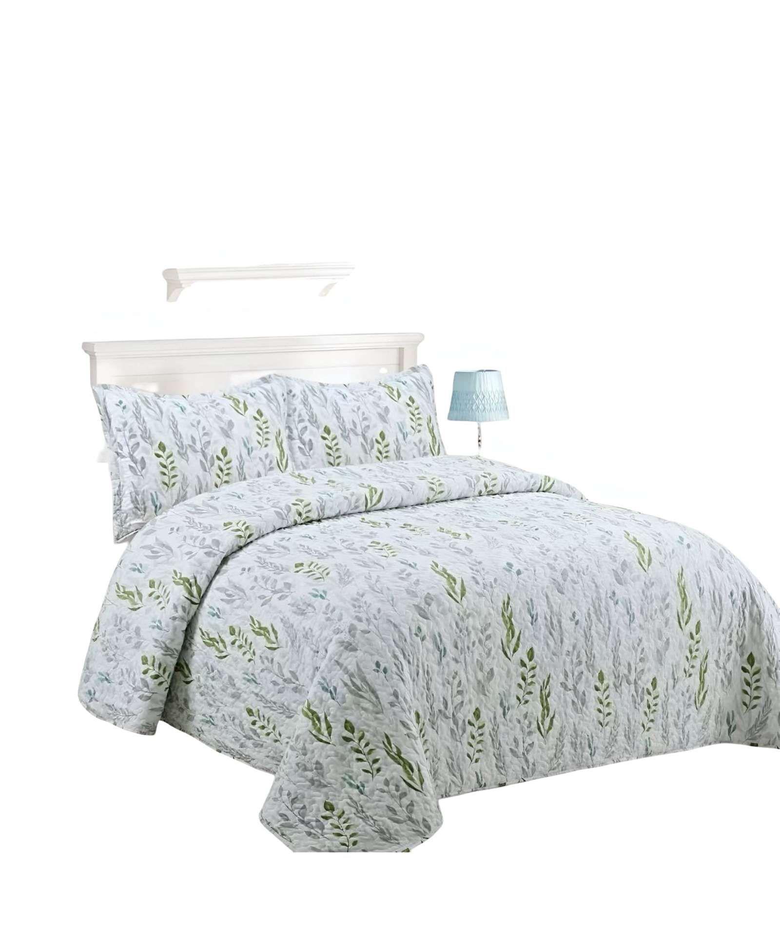 CUBRECAMA COLCHA QUILT DE VERANO 2 PLAZAS A33-0