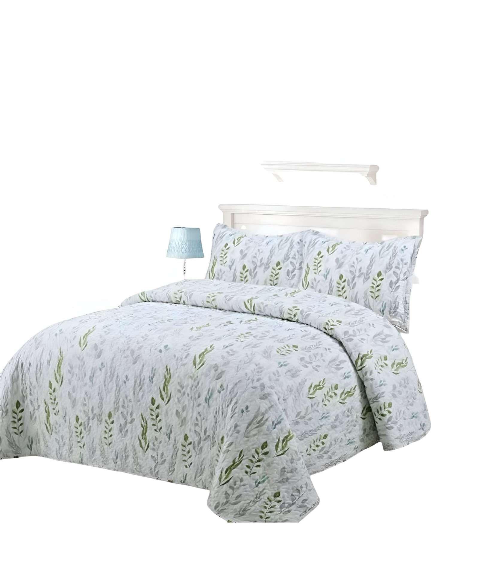 CUBRECAMA COLCHA QUILT DE VERANO 2 PLAZAS A33-1