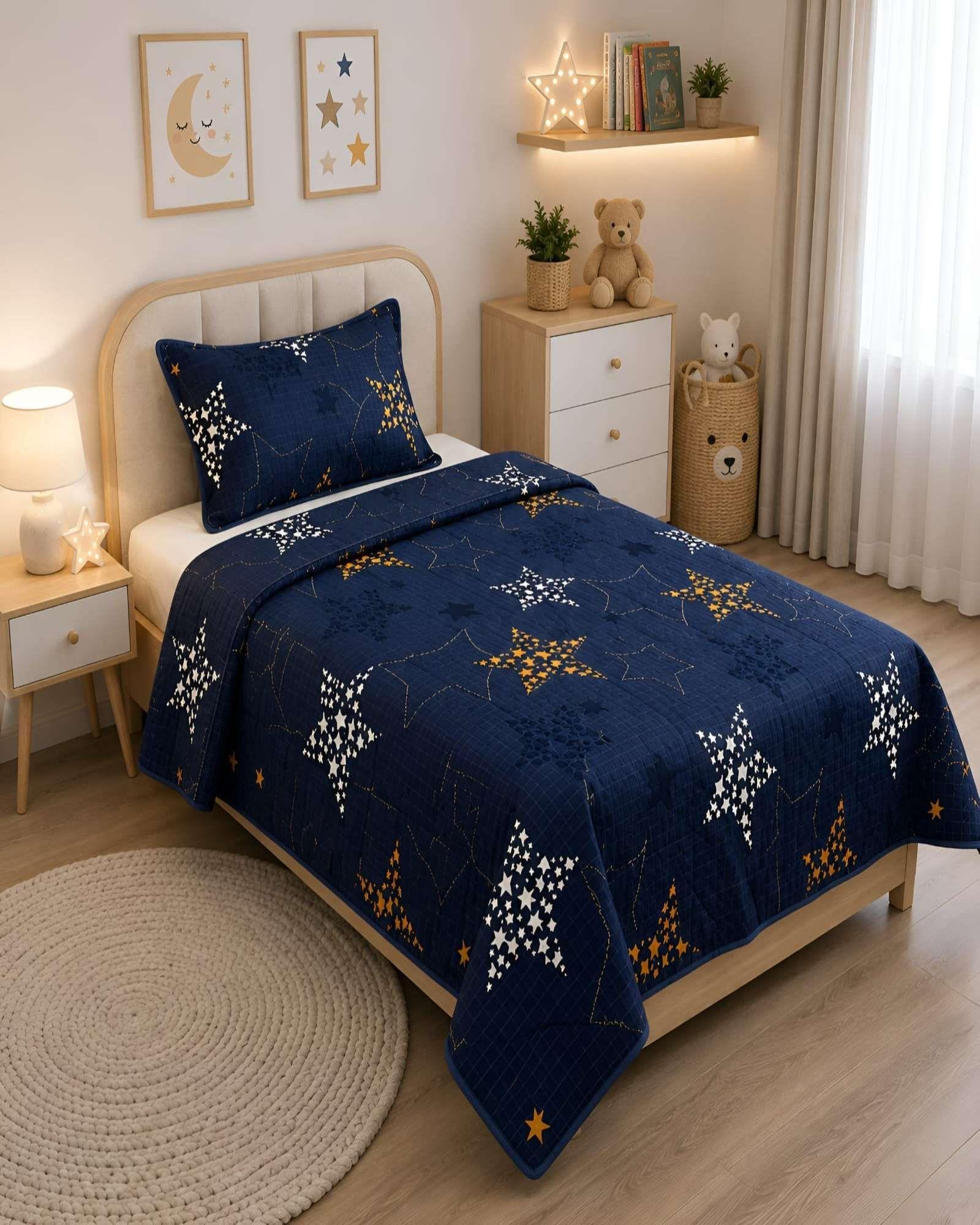 Cubrecamas Quilt De Verano Plaza y Media Ligero Y Transpirable m6-3
