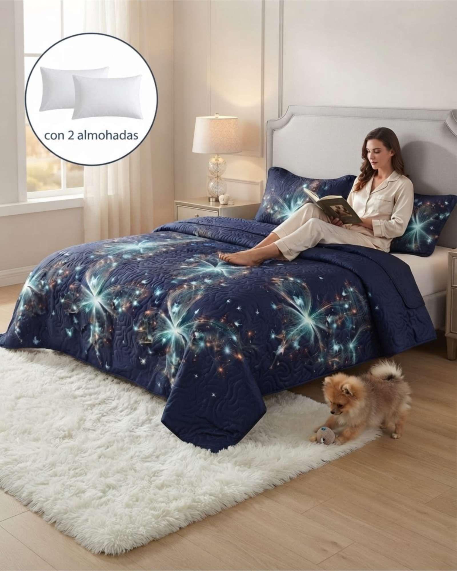 Cubrecamas King Para Verano Fresco Y Ligero Mas Almohadas m13-3