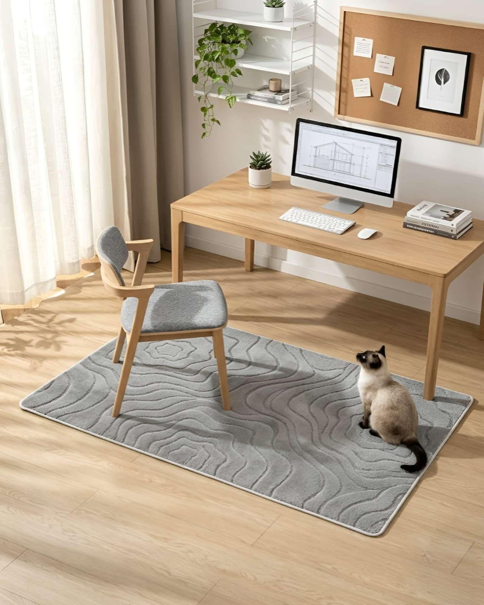 Alfombra Living y Dormitorio Decoración Para Hogar Minimalista 03-3