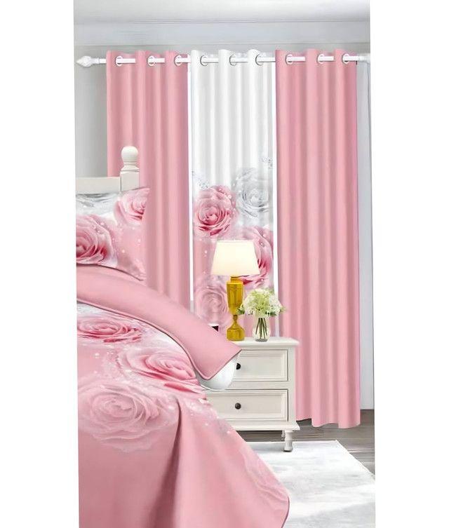 CUBRECAMA QUILT 7 PIEZAS CON CORTINA Y SABANAS 2 PLAZAS  T09-1