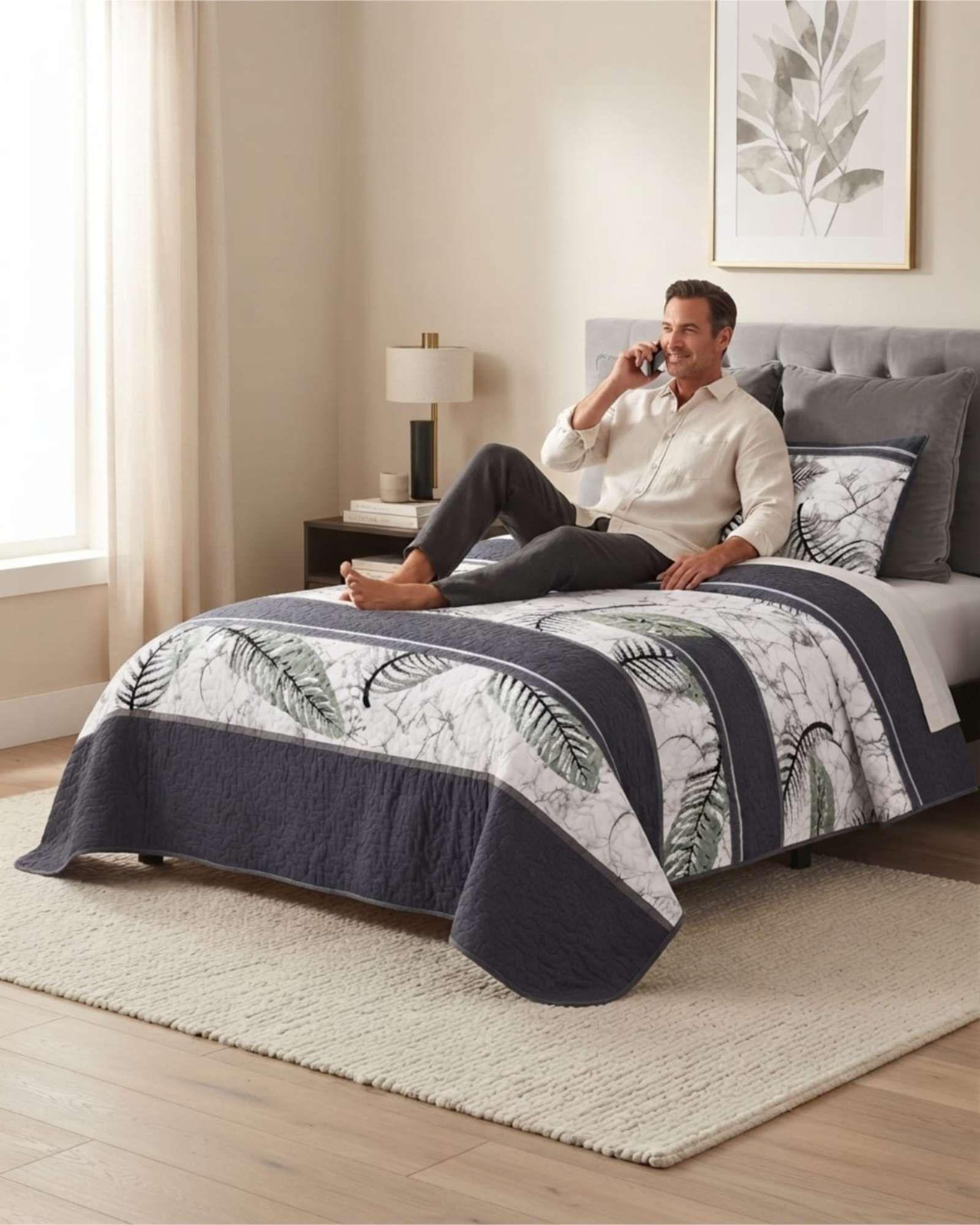 Cubrecamas De Verano Plaza Y Media Ultra Fresco Mas Almohada m3-2
